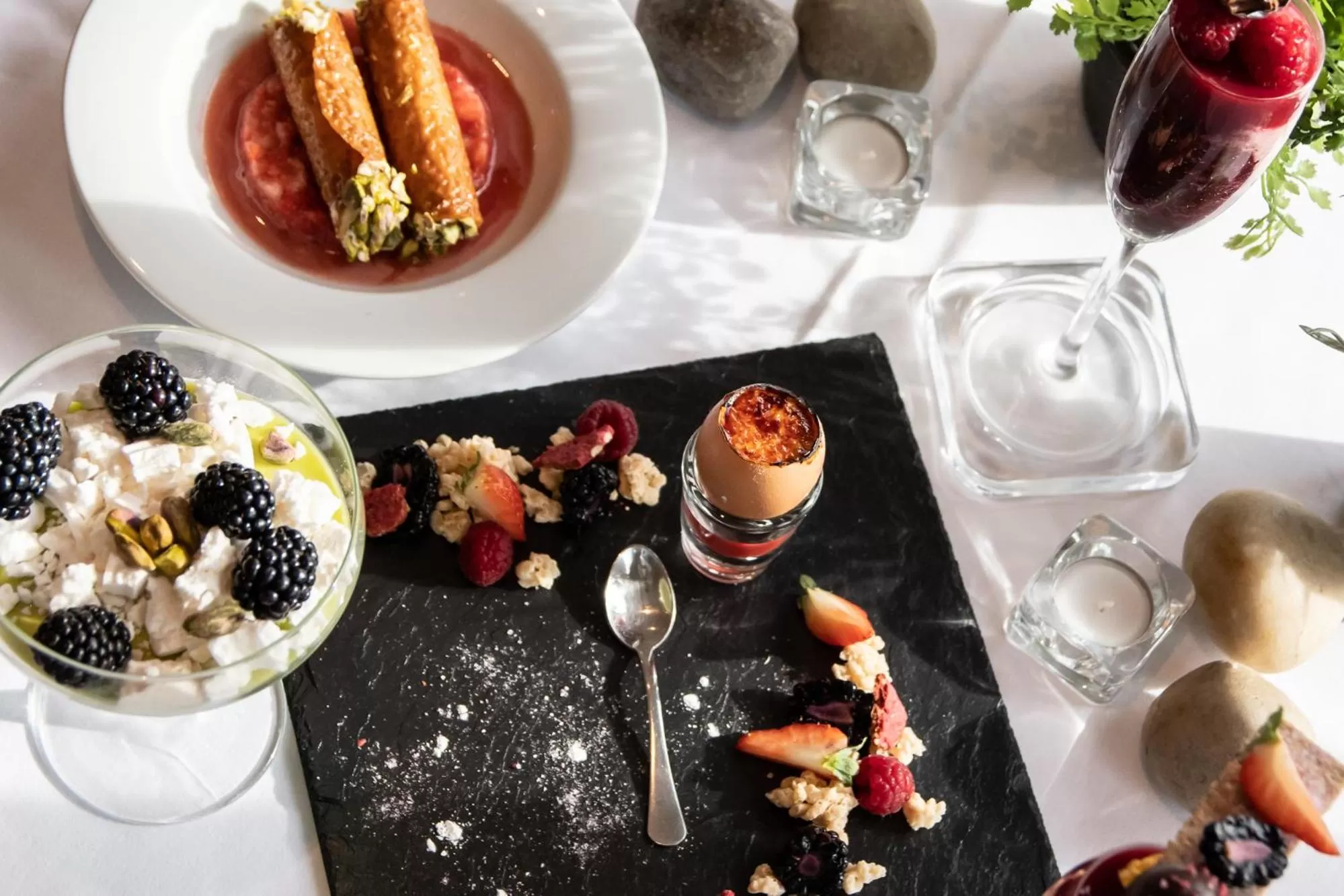 Food and drinks in Pebble Beach Seaview Restaurant & Rooms