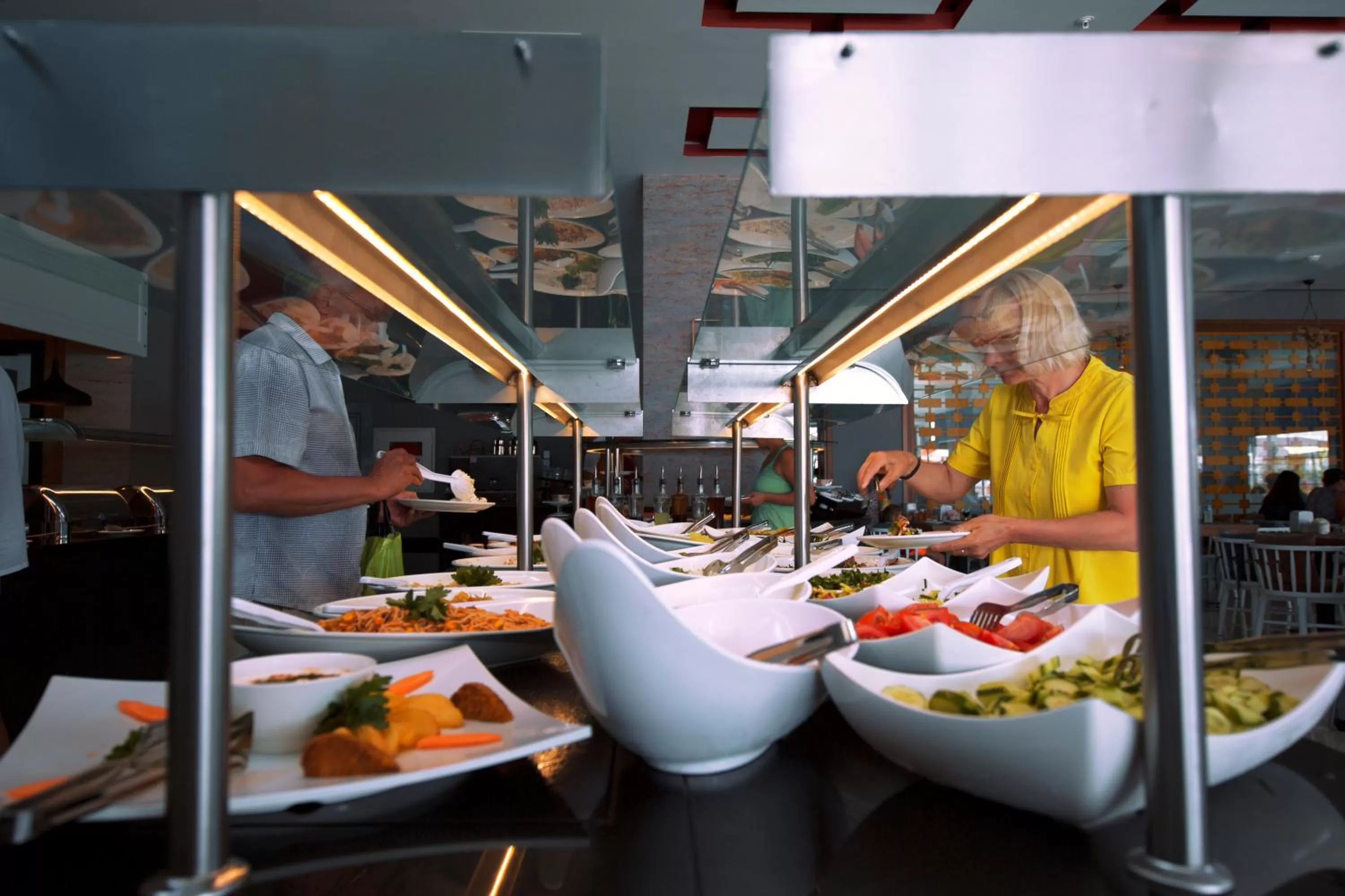 Buffet breakfast in Sey Beach Hotel & Spa