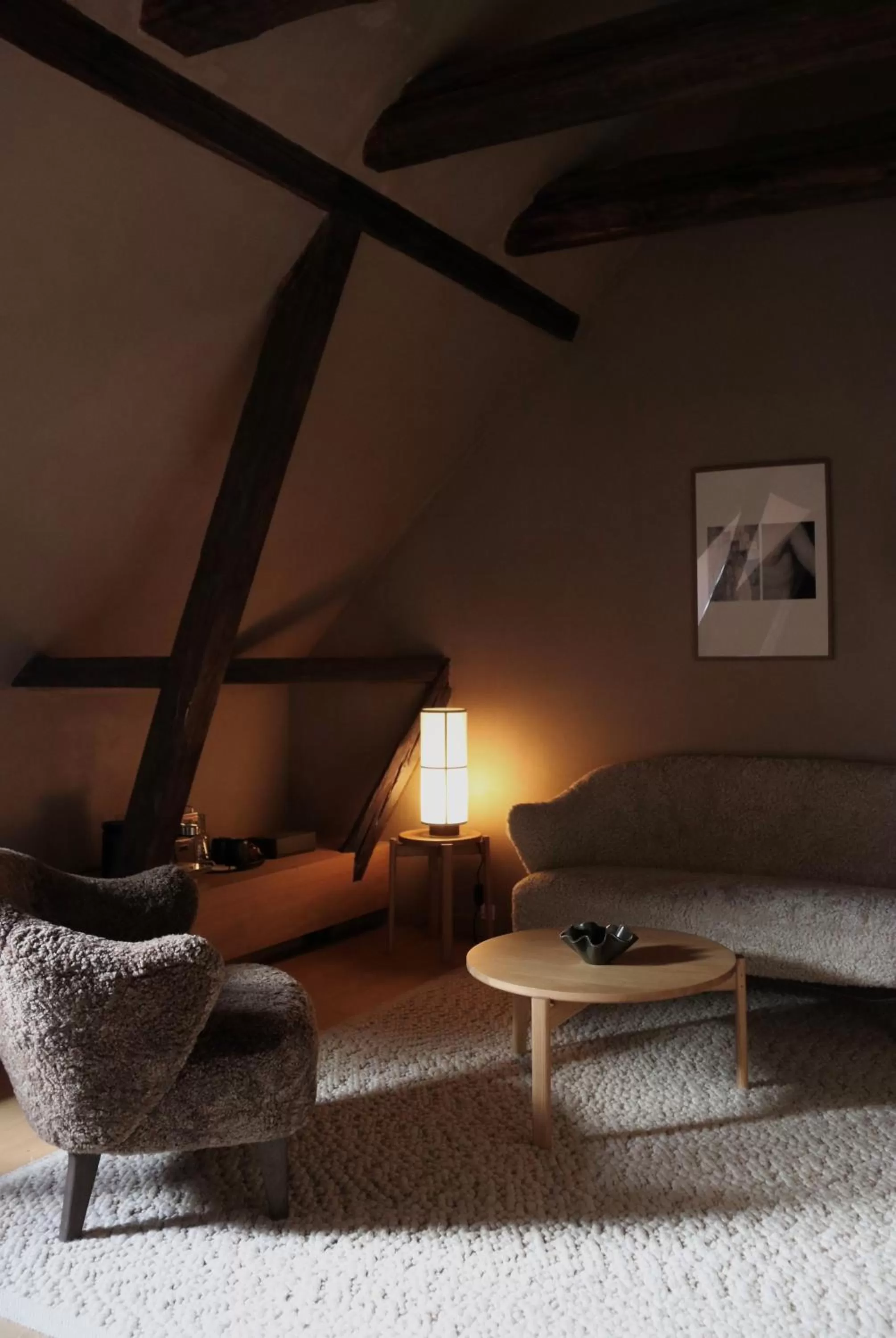 Seating area in Audo Boutique Hotel