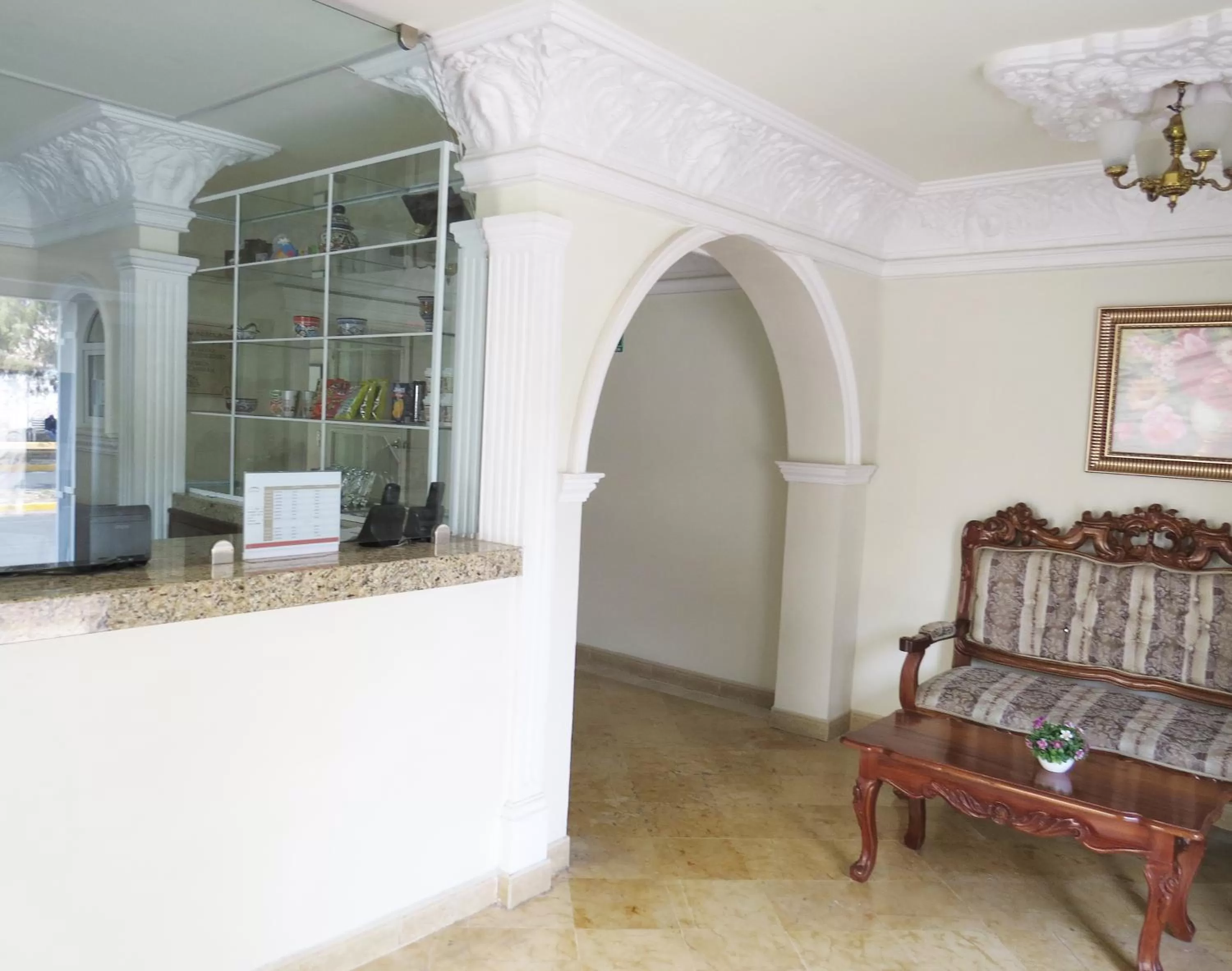 Living room in Hotel Royal Puebla