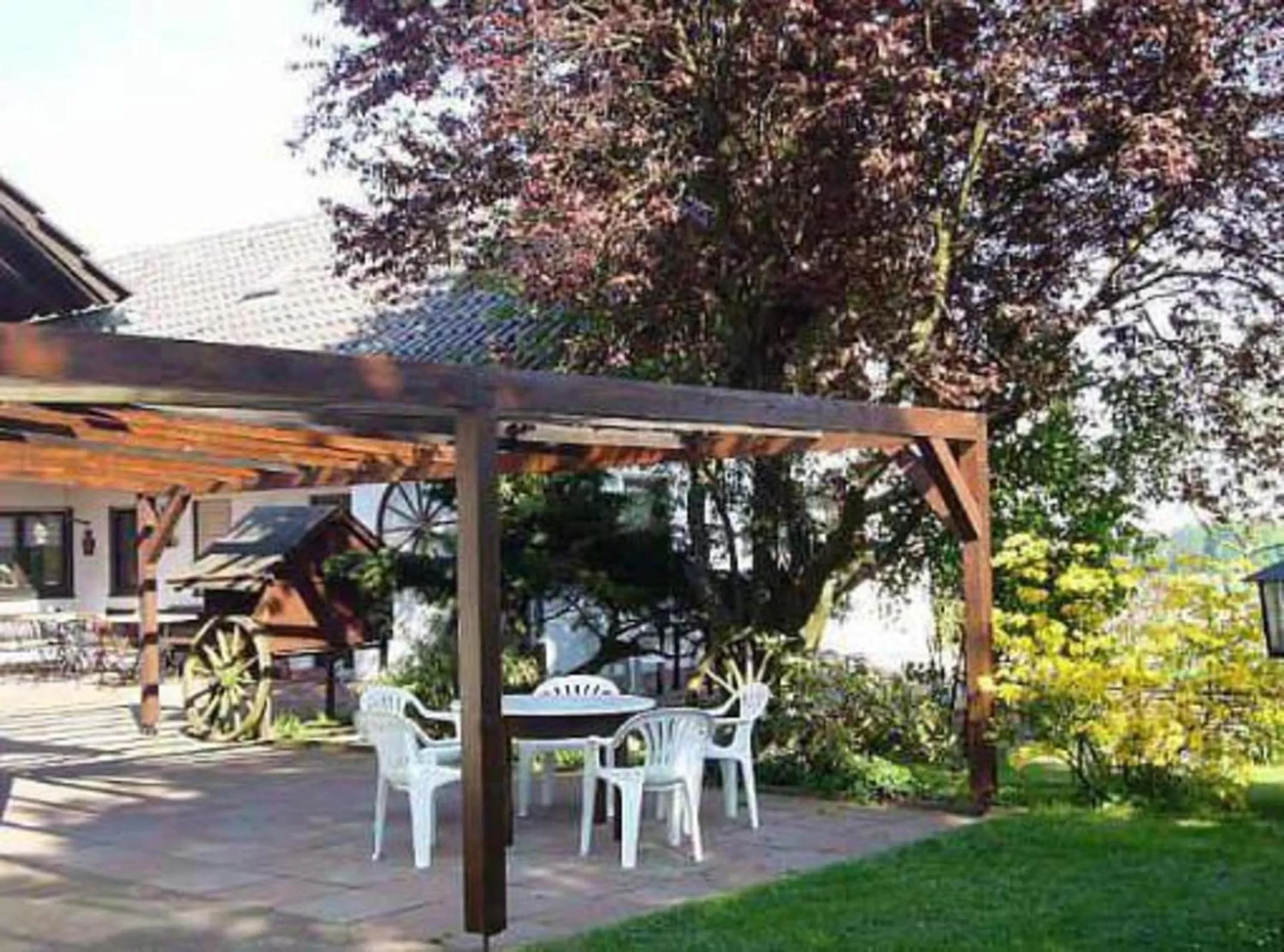 Patio in Gasthaus-Pension Zum Brandweiher