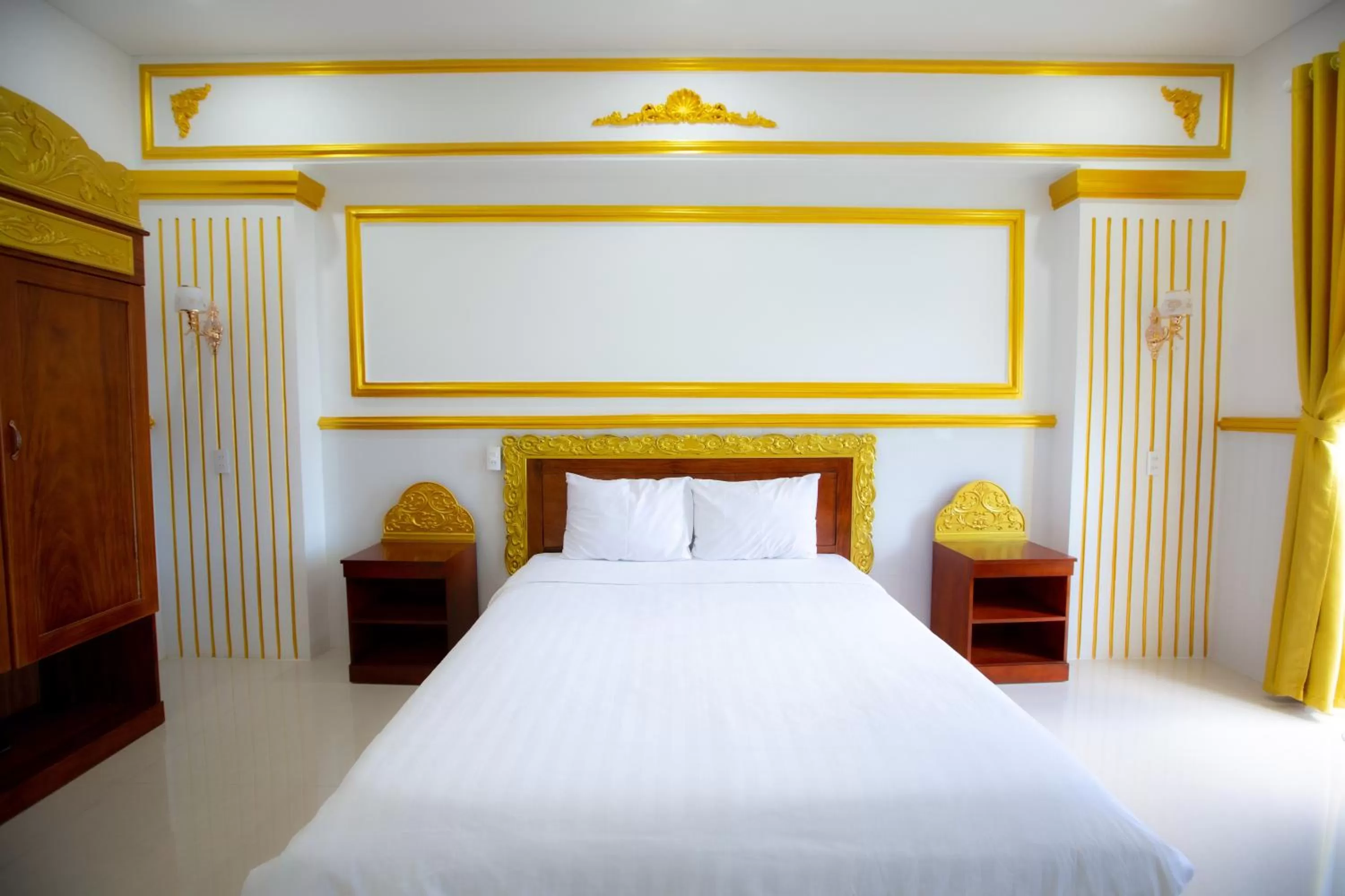 Bed in KING VILLA QUẢNG NGÃI