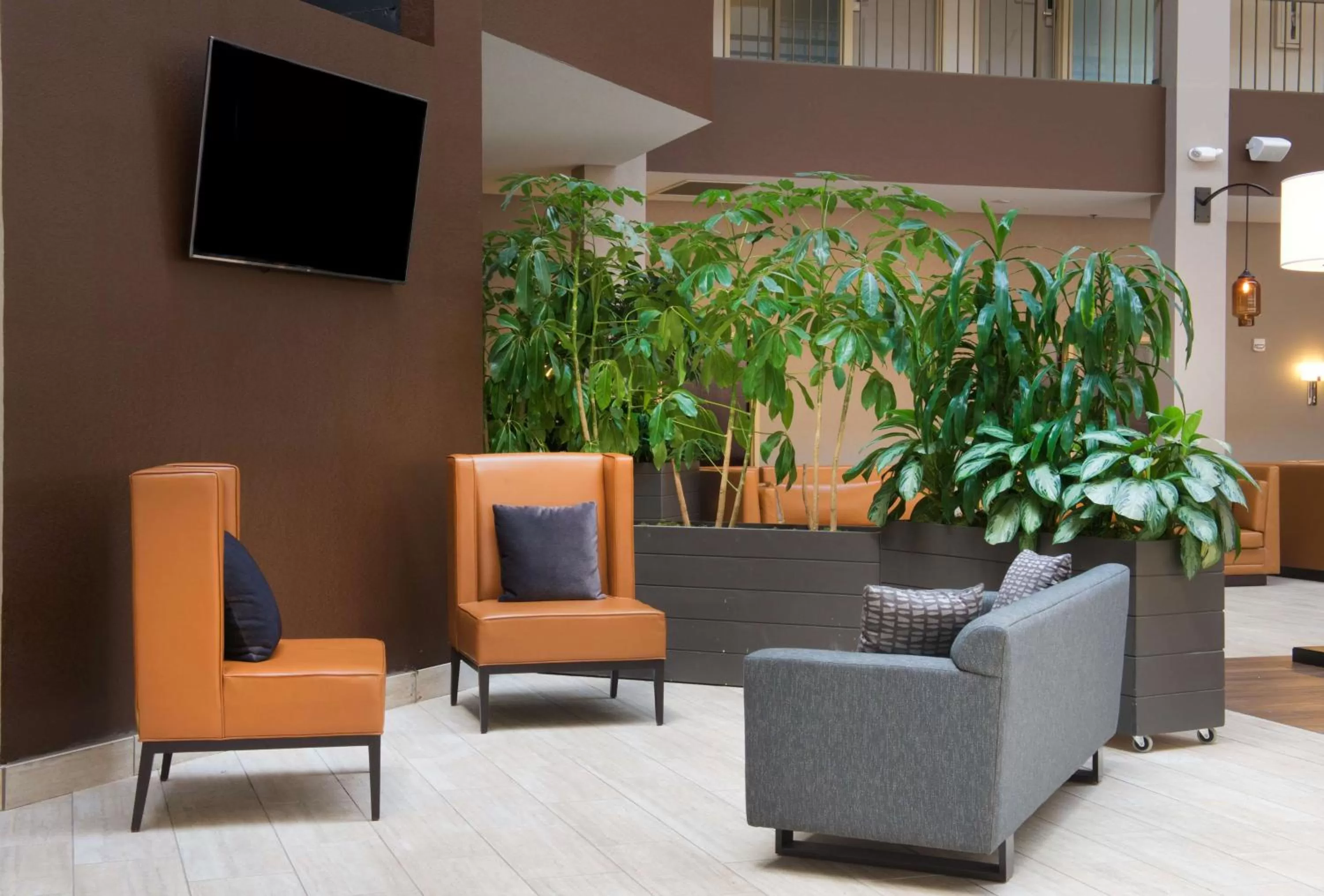 Lobby or reception in Embassy Suites by Hilton Seattle North Lynnwood