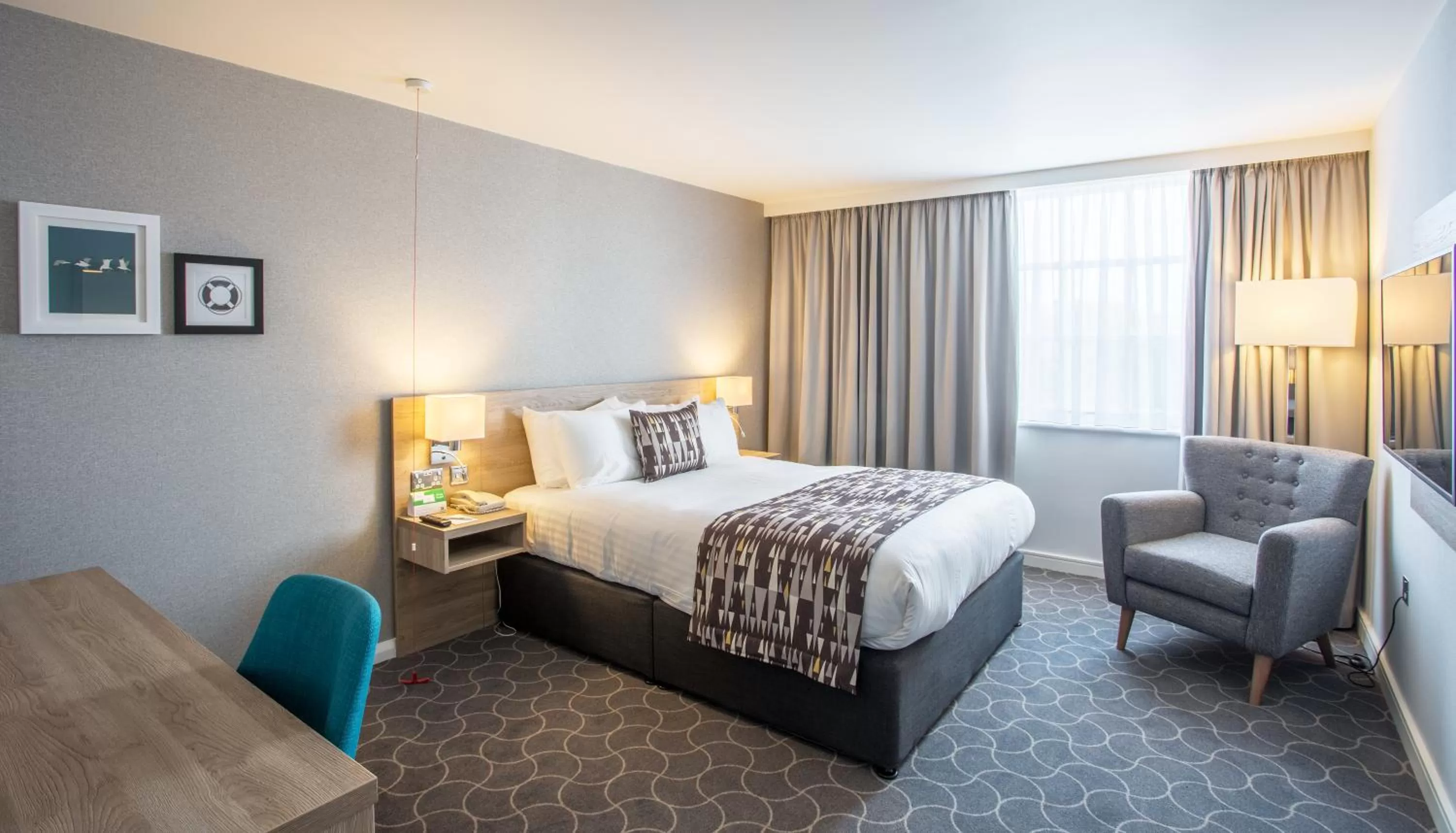 Restaurant/places to eat, Bed in Holiday Inn Ellesmere Port/Cheshire Oaks by IHG