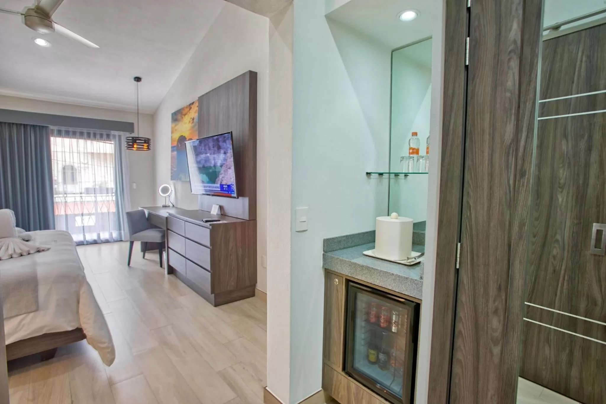 Bedroom, TV/Entertainment Center in Casa Nicole Boutique Hotel