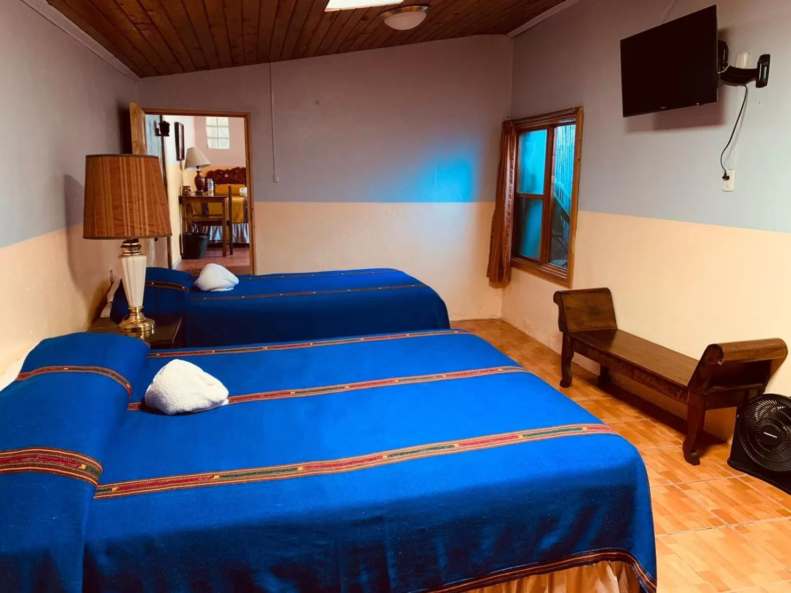 Bed in Hotel Utz Jay