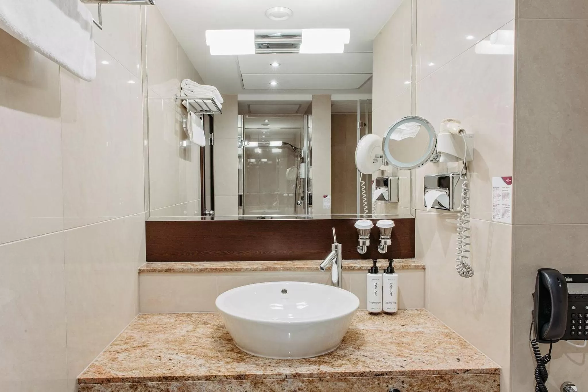 Bathroom in Crowne Plaza Bratislava by IHG