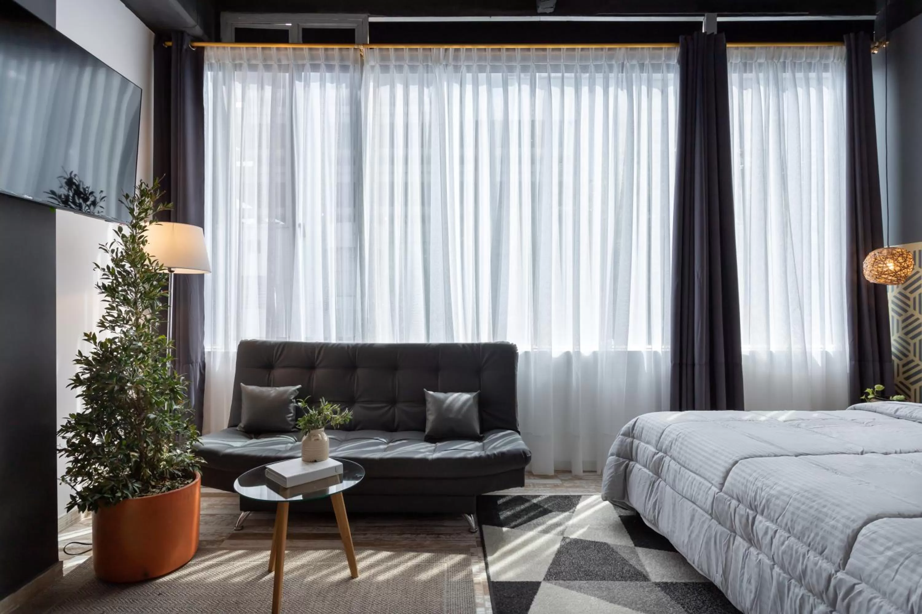 Bed in Hotel Lexum Estadio