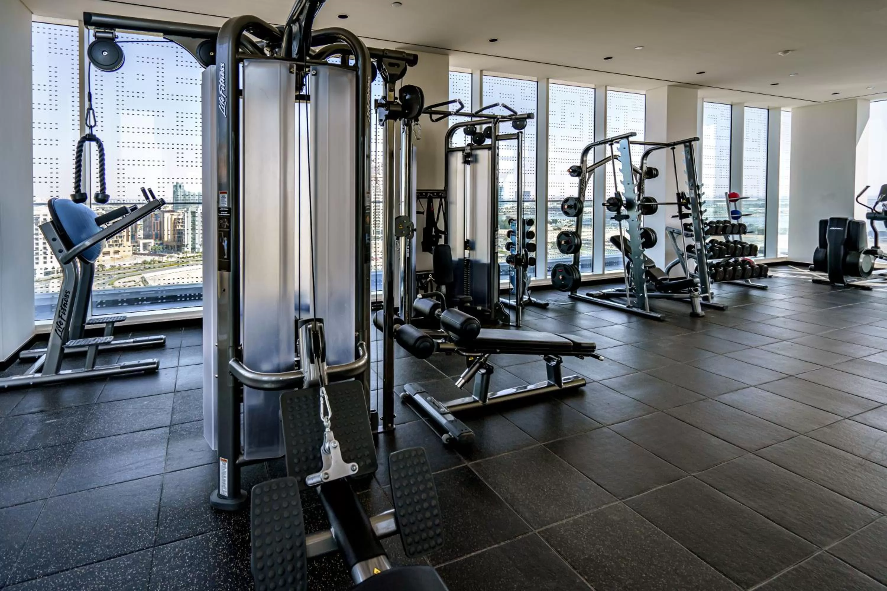 Fitness centre/facilities in FORM Hotel Al Jaddaf, Dubai, a Member of Design Hotels