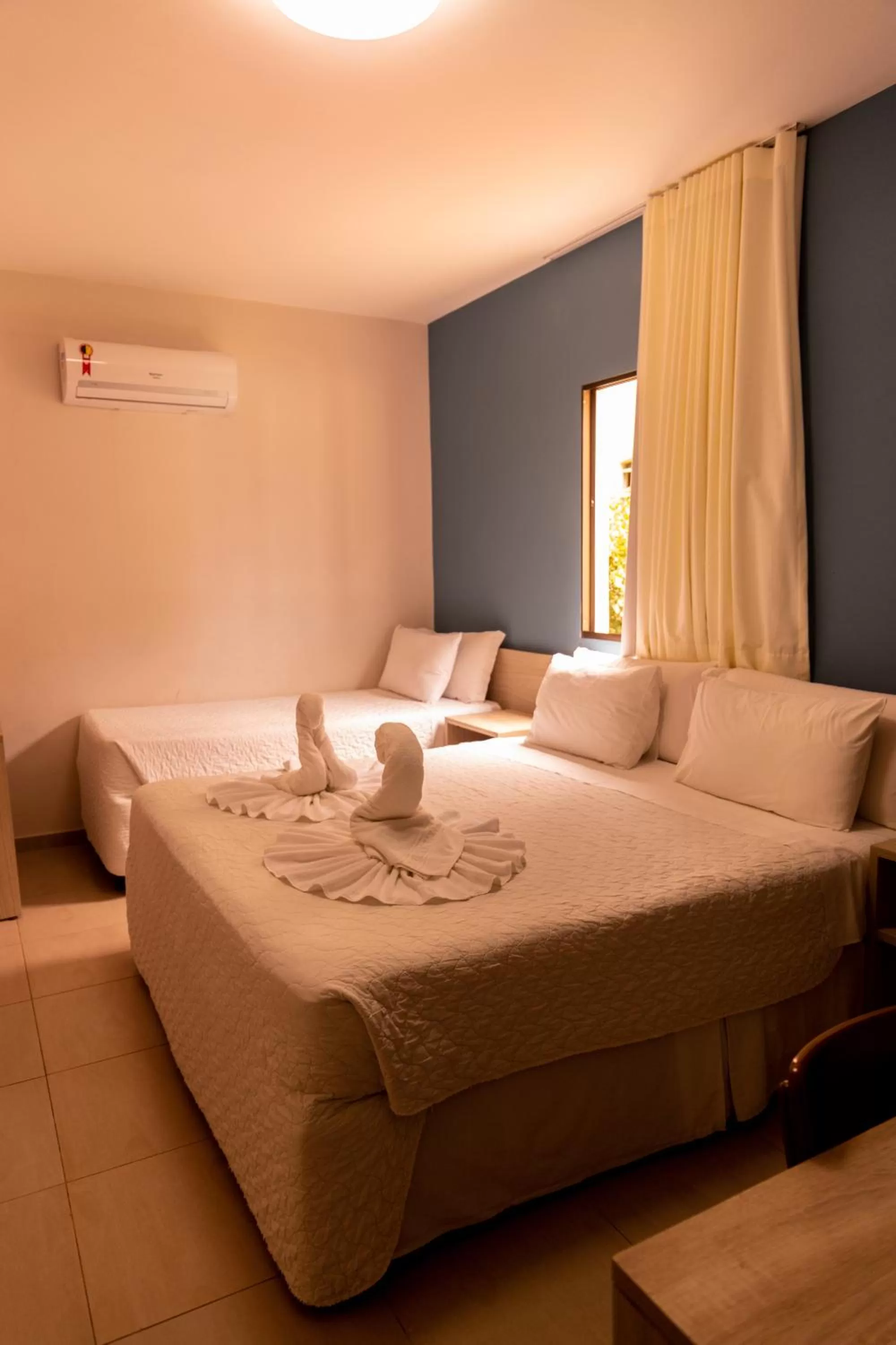 Bed in Pousada Mariluz