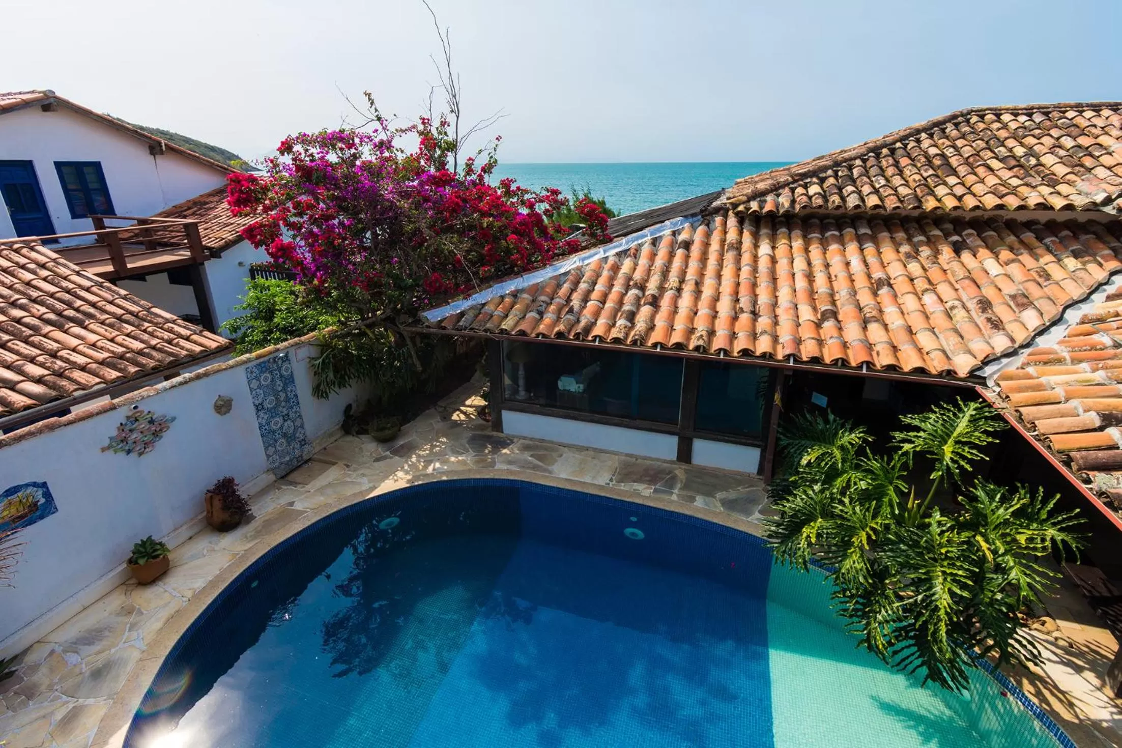 Pool view in Vila Bela-Emília