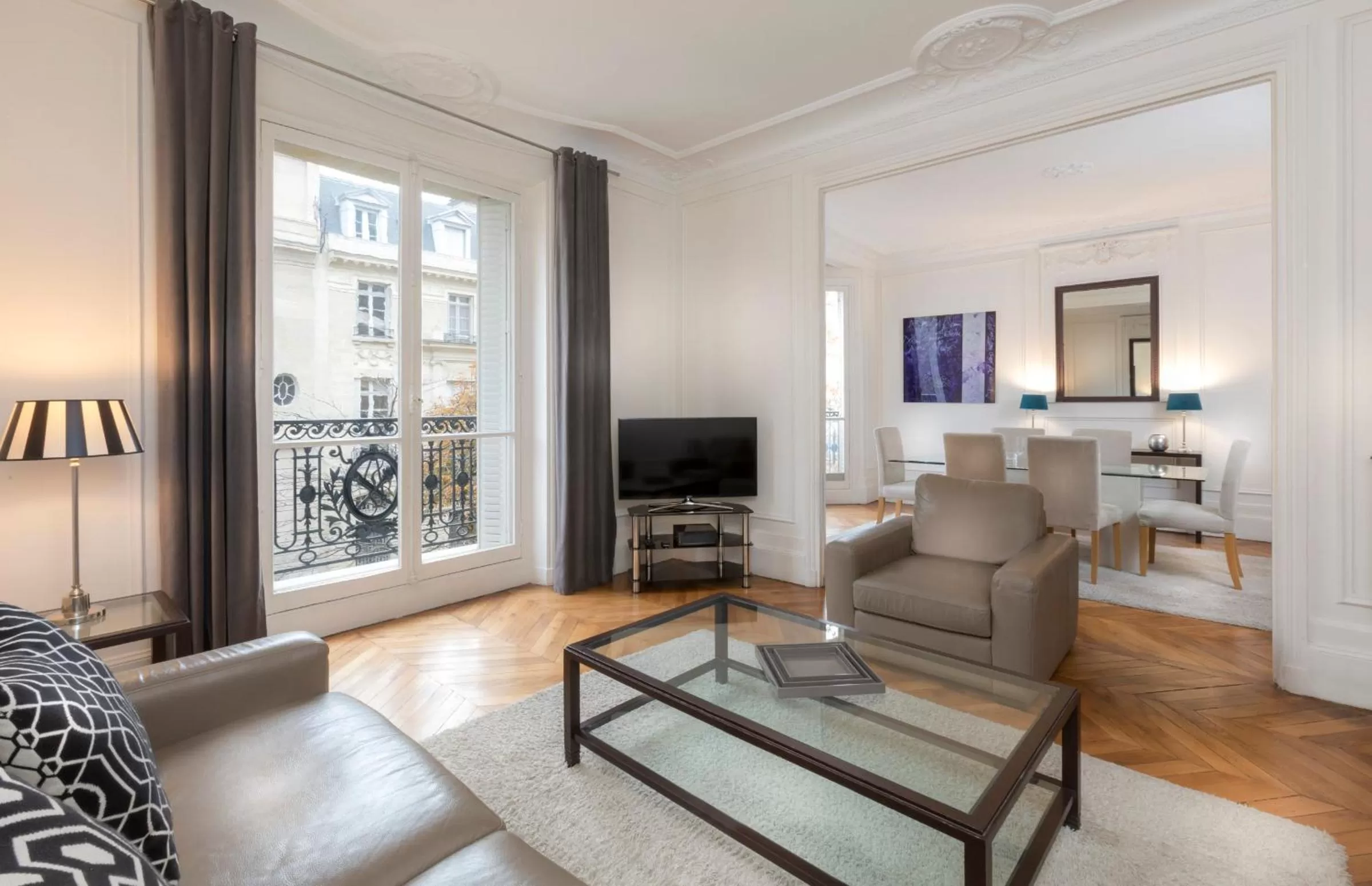 Living room in Résidence Charles Floquet