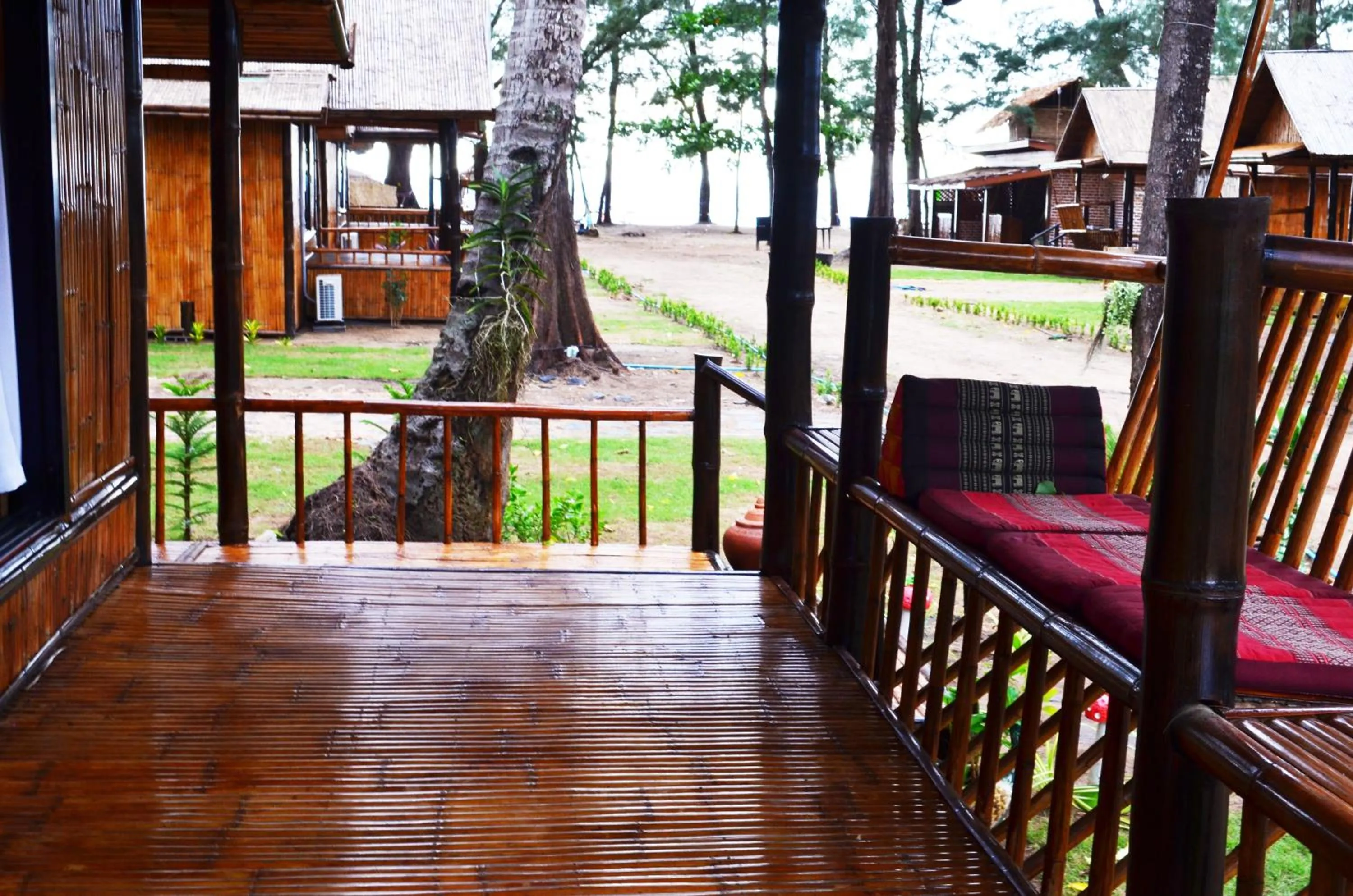 Balcony/Terrace in Eco Lanta Hideaway Beach Resort
