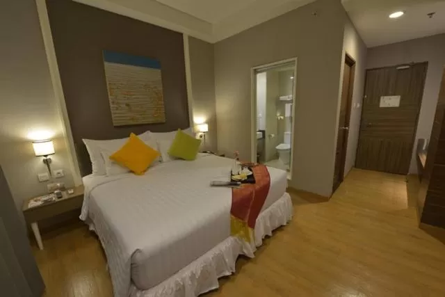 Bed in Pranaya Boutique Hotel