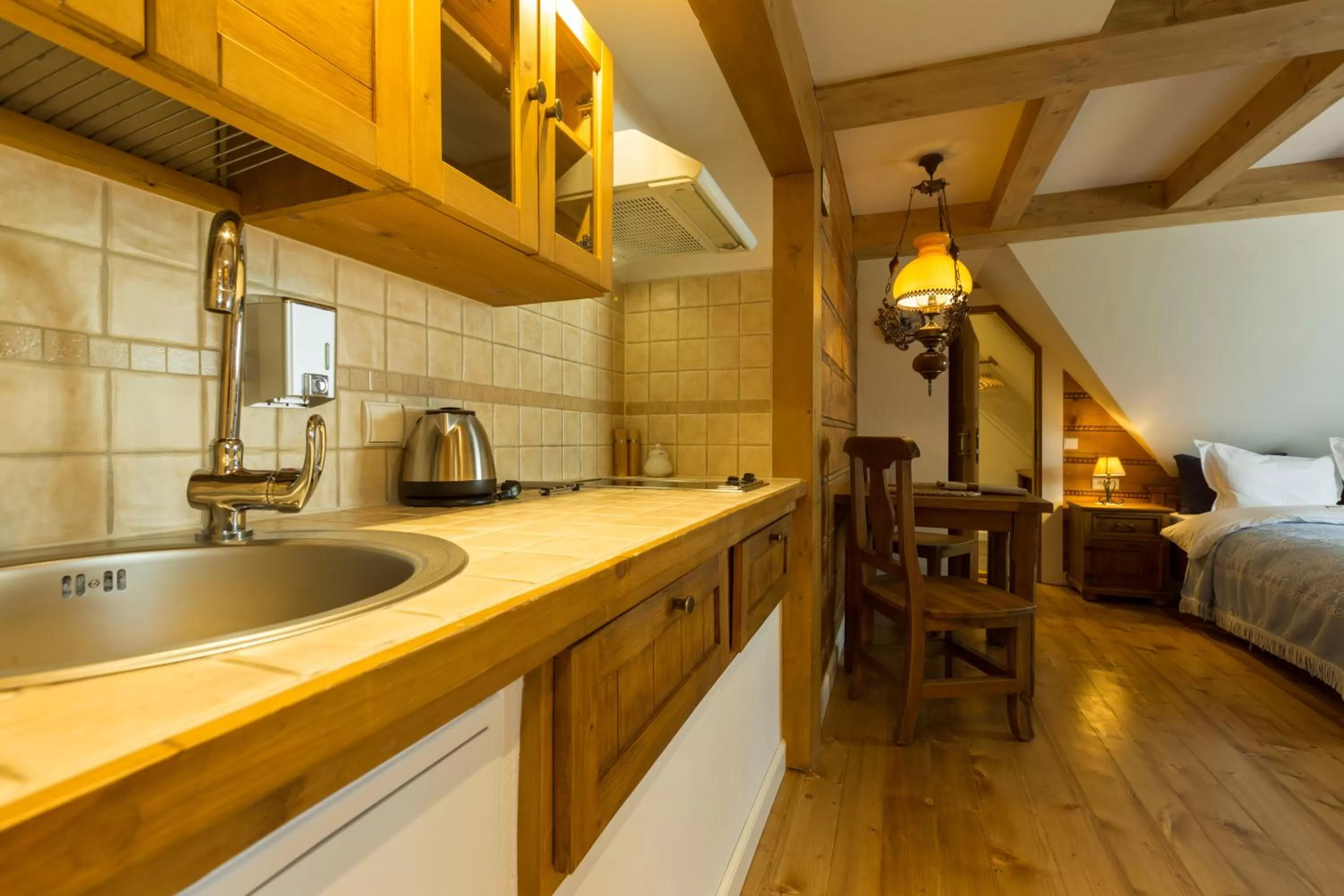 Kitchen/Kitchenette in Rezydencja Bambi