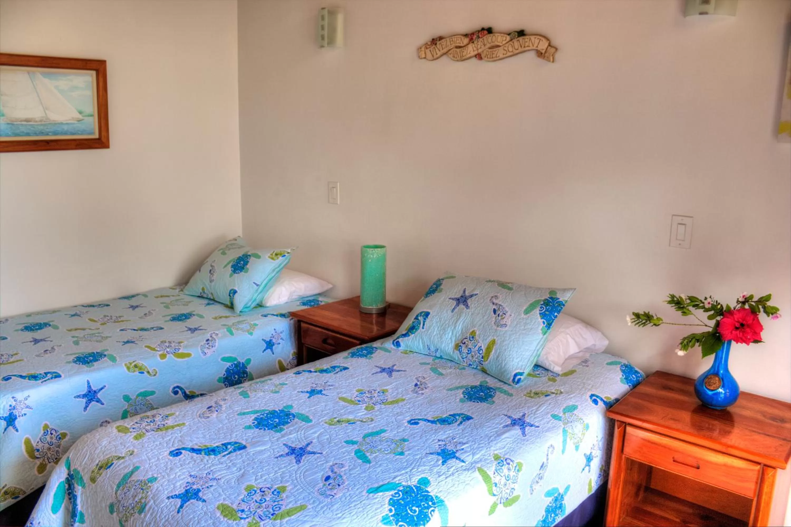 Bed in The Isabela Beach House