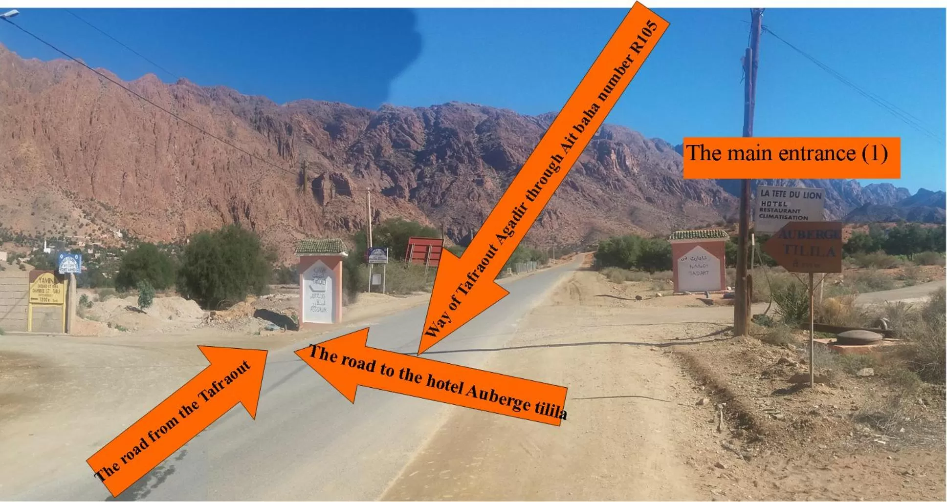 Property building in Auberge Tilila