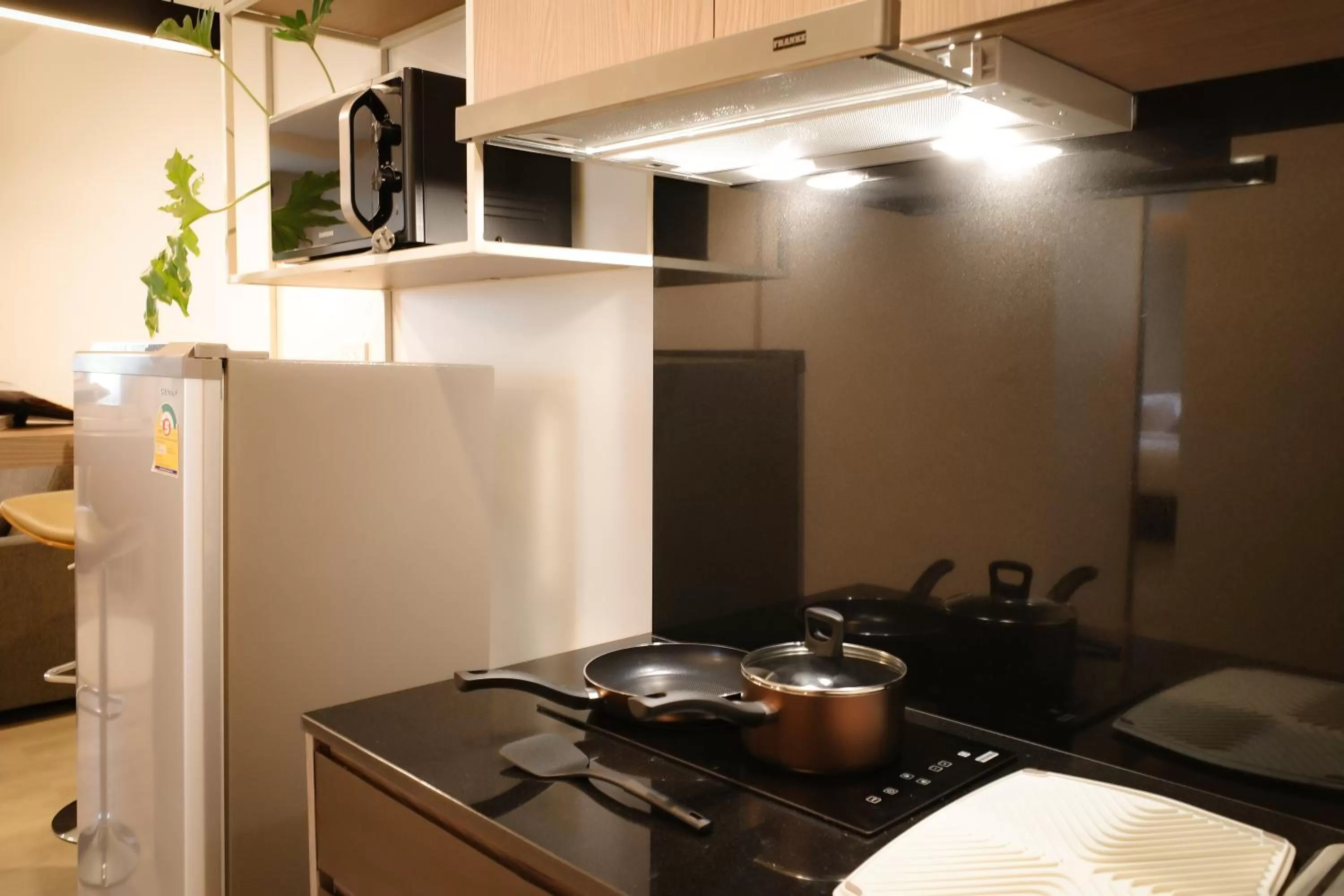 Kitchen or kitchenette in The Rise Suites Hotel, Chiang Mai - SHA Extra Plus