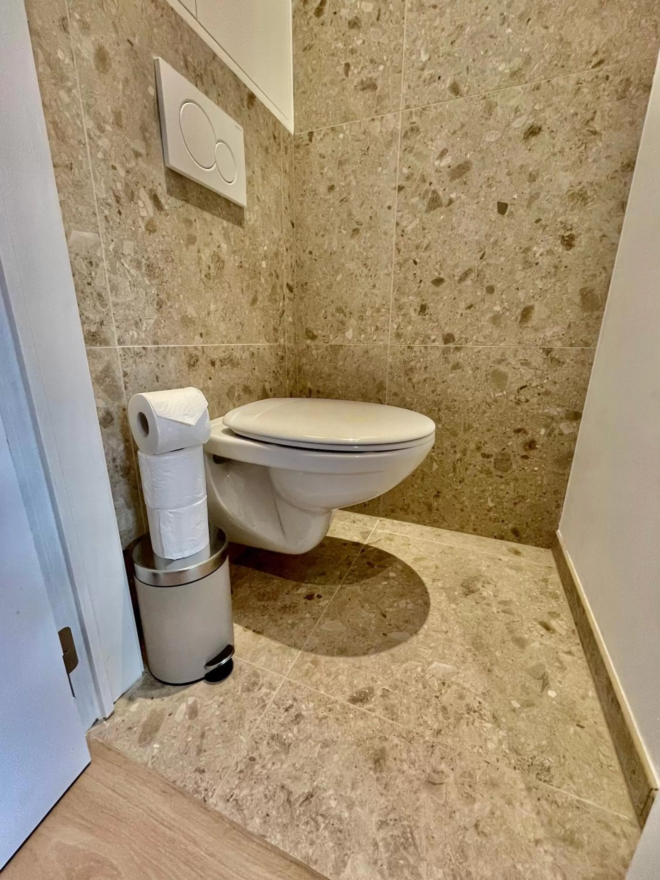 Bathroom in OneLuxStay near Fashion District