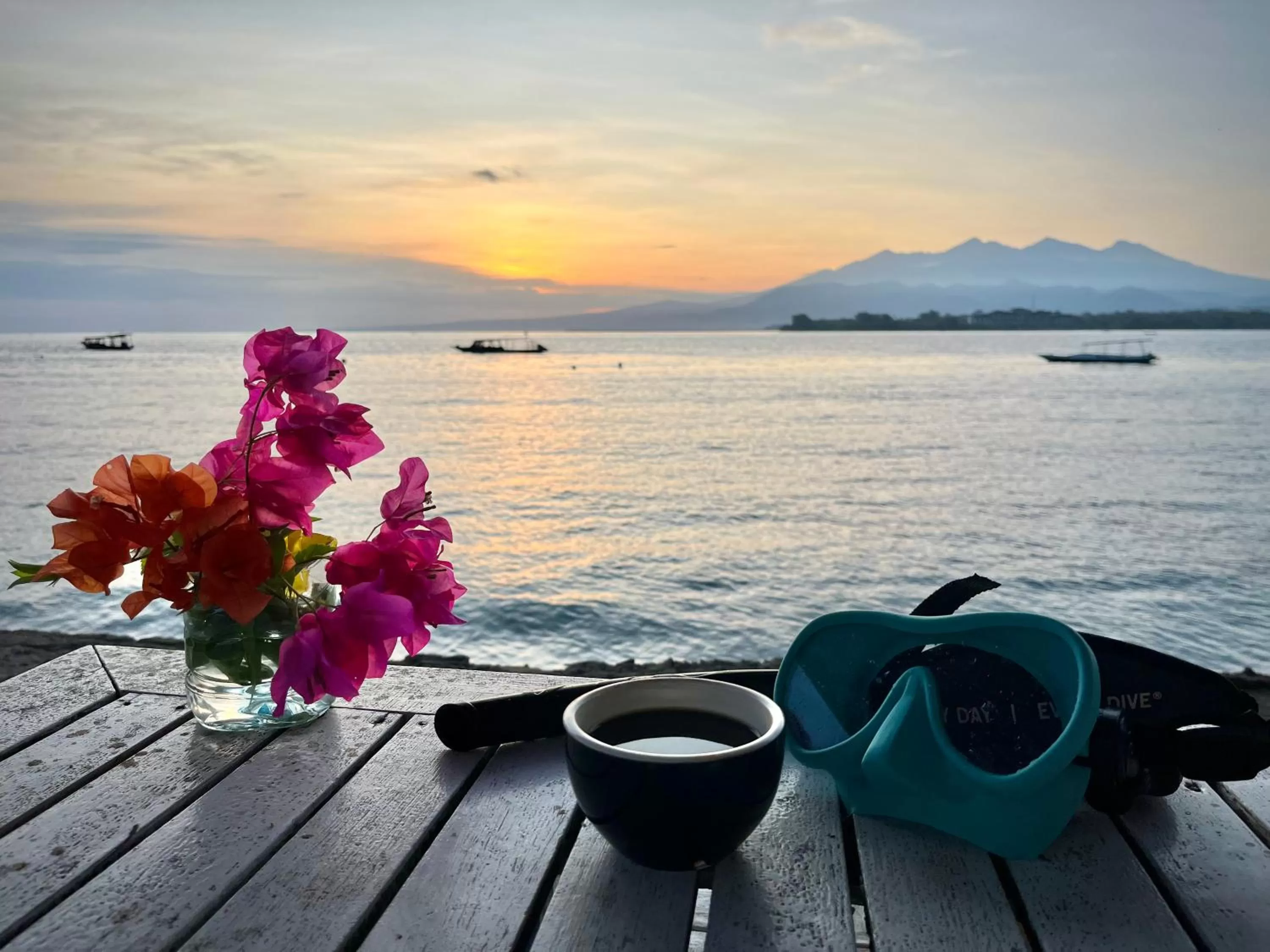 Sea view in Gita Gili Bungalow