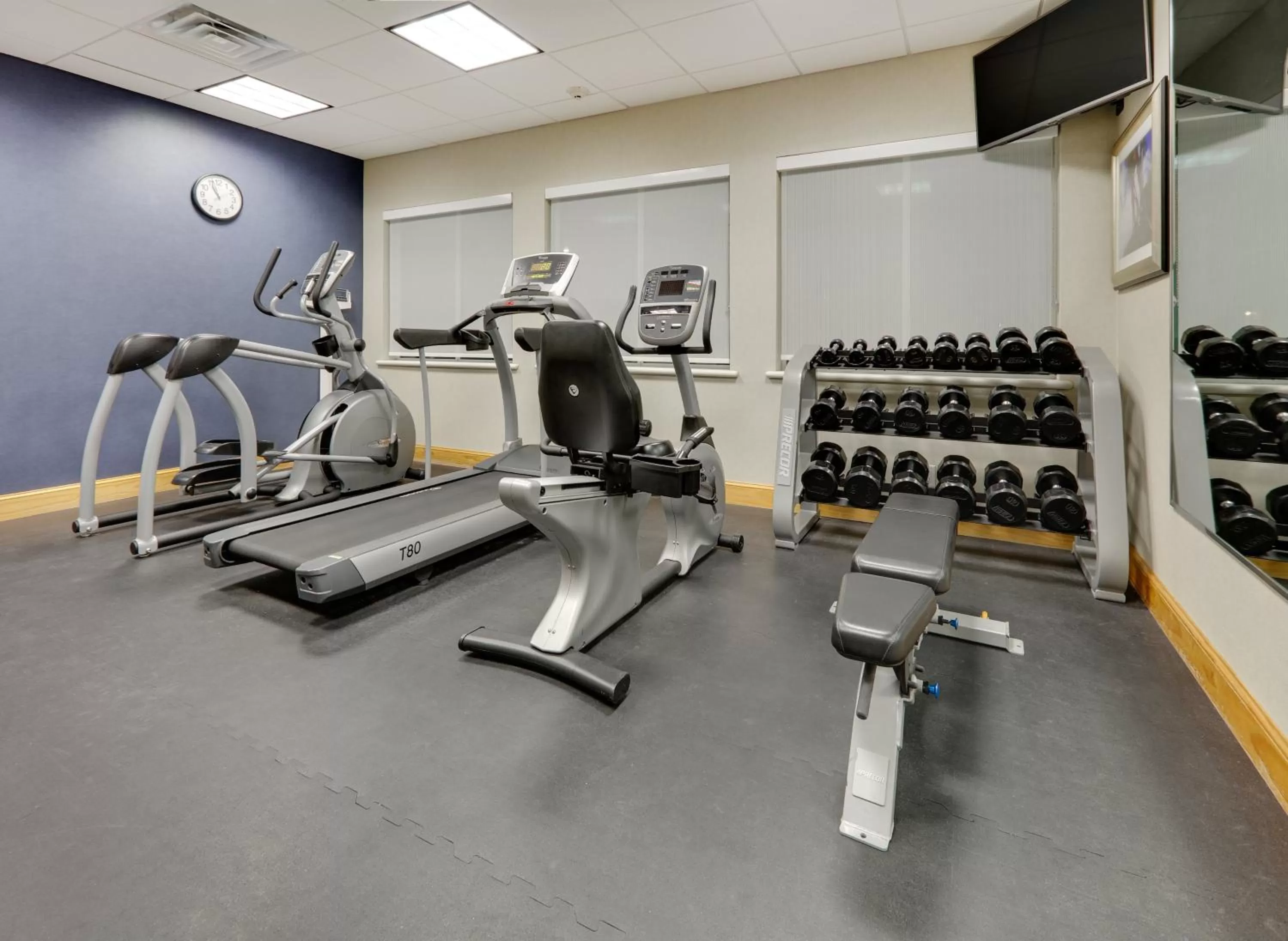 Fitness centre/facilities in Holiday Inn Express & Suites San Antonio - Brooks City Base by IHG