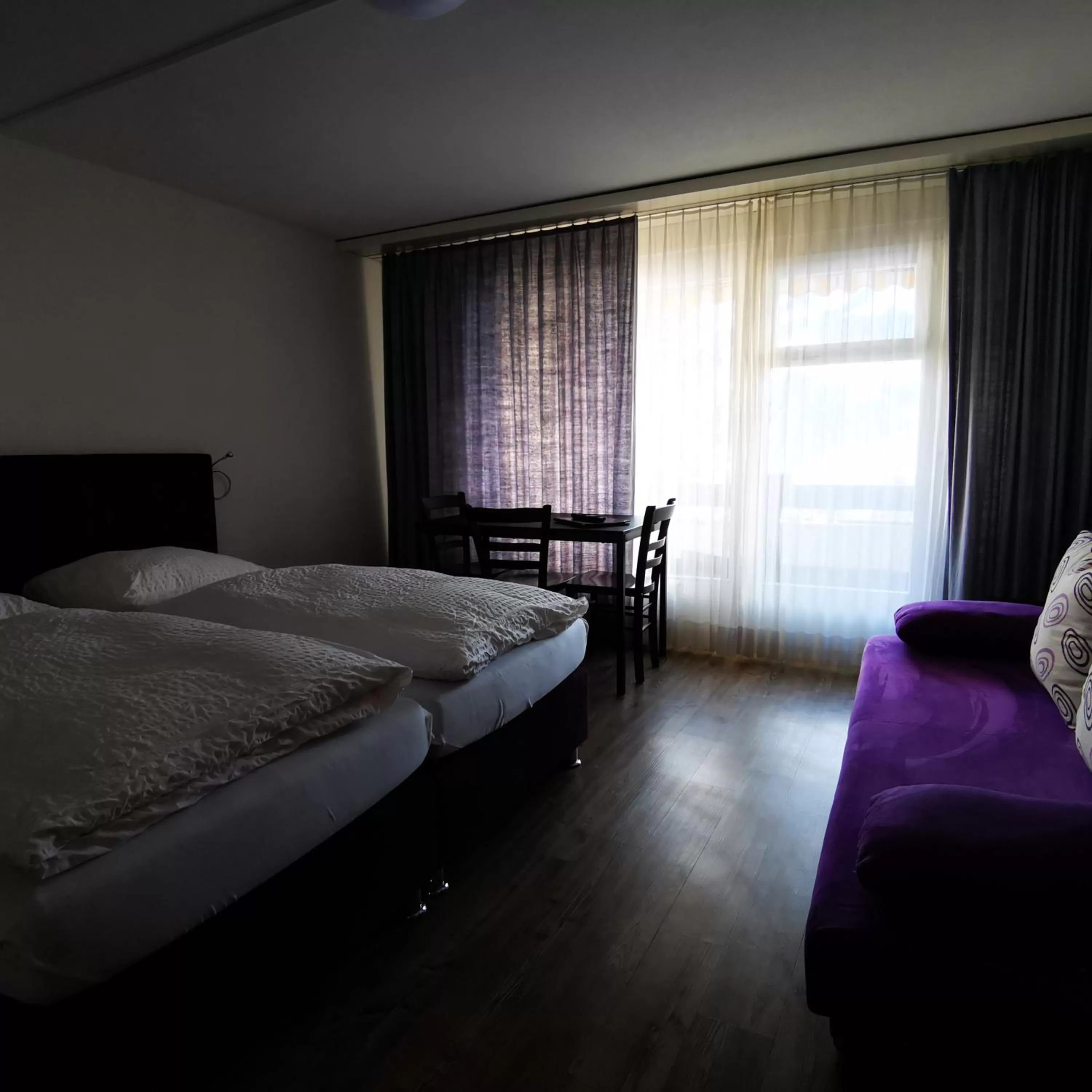 Bed in Hotel Crystal