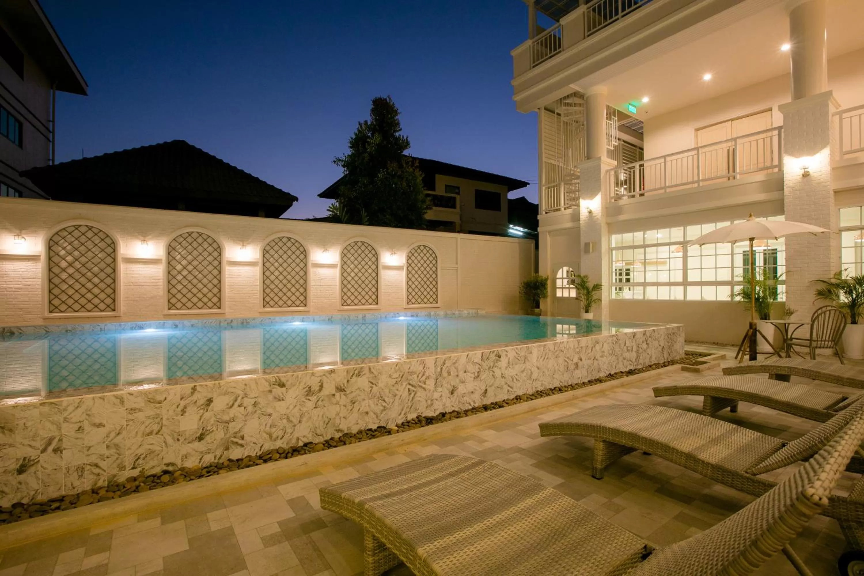 Pool view in De Hug Hotel & Residence