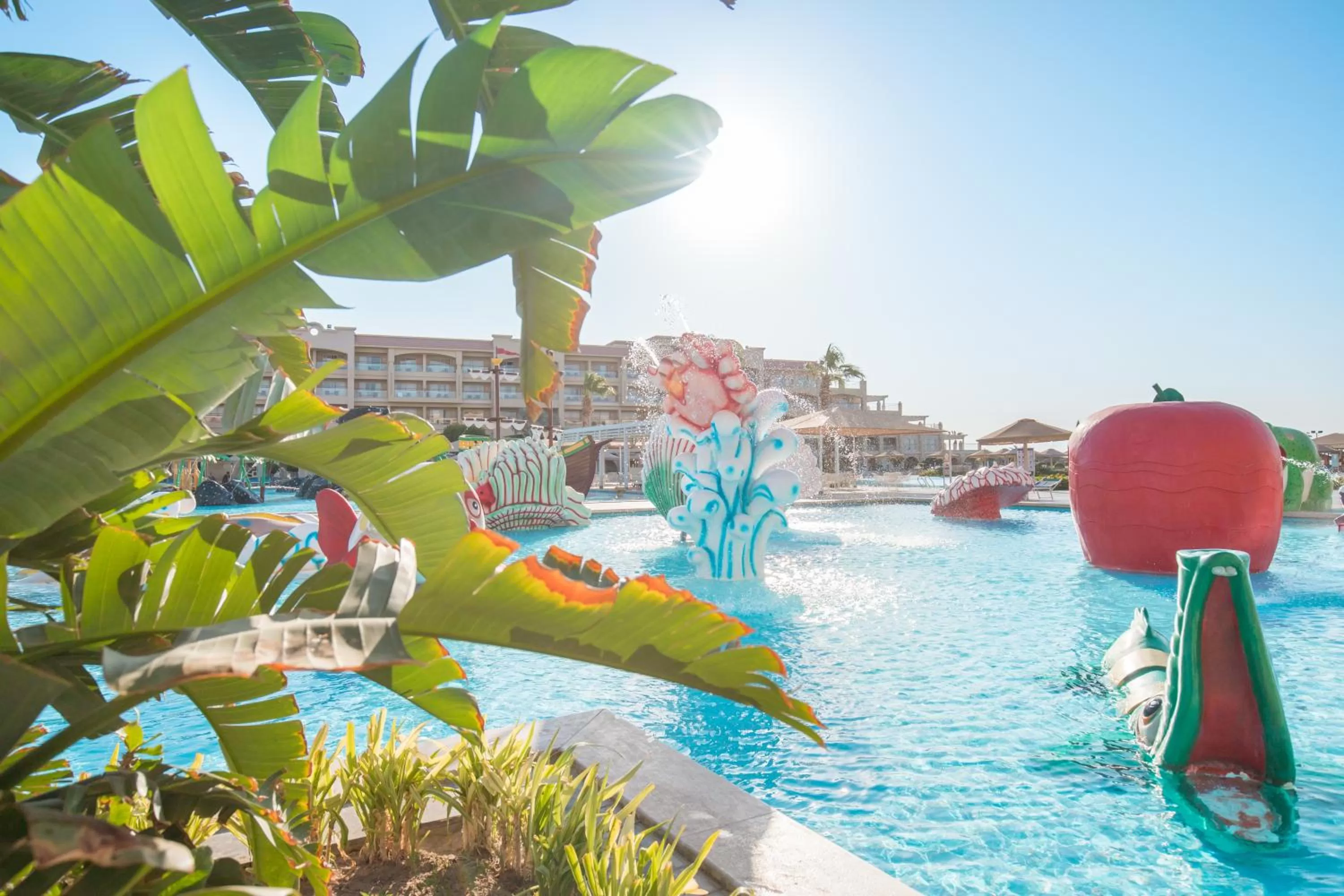 Aqua park in Pickalbatros White Beach Resort - Hurghada