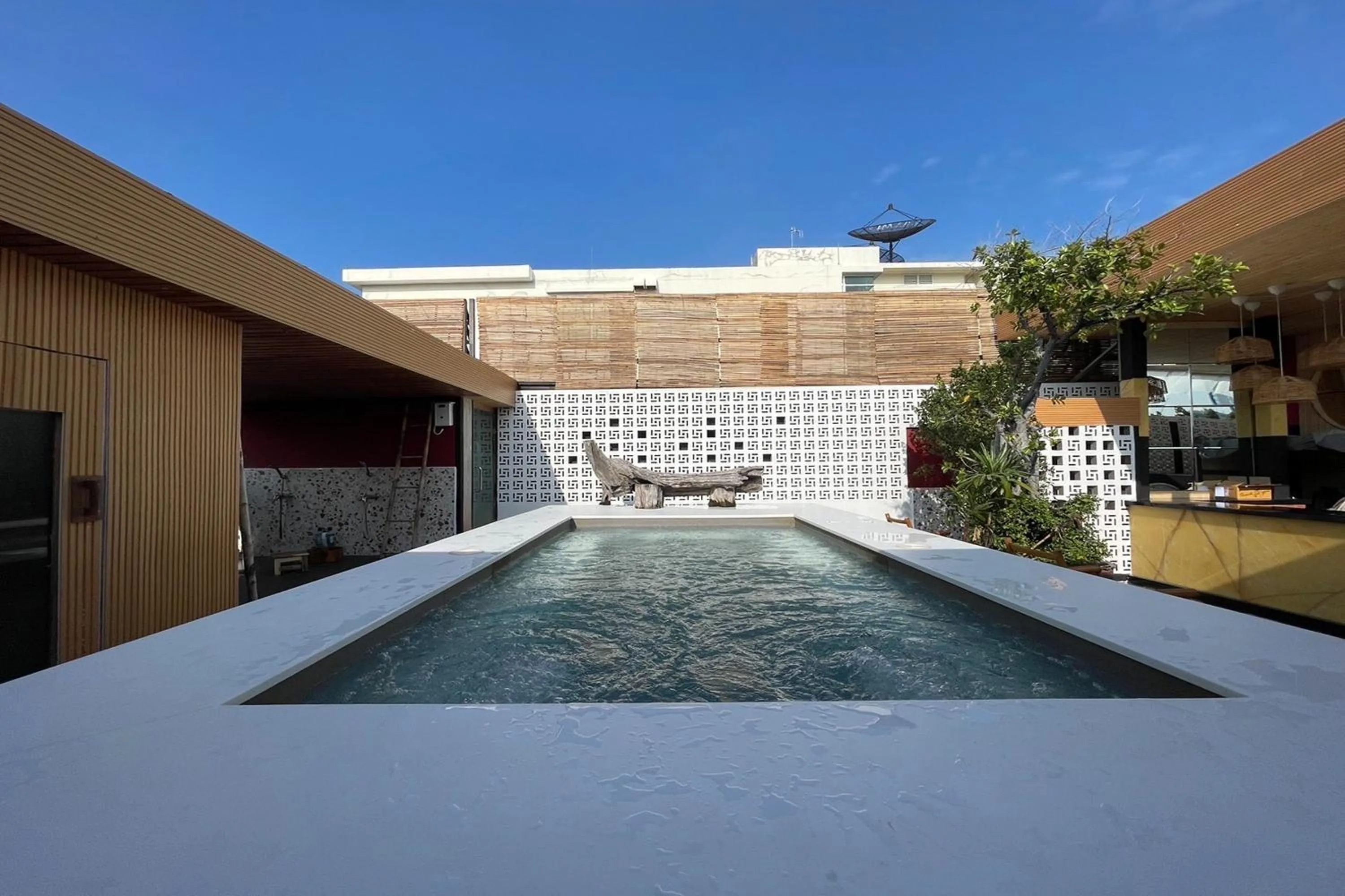 Swimming pool in Blu Cabin Ari Stylish Gay Poshtel