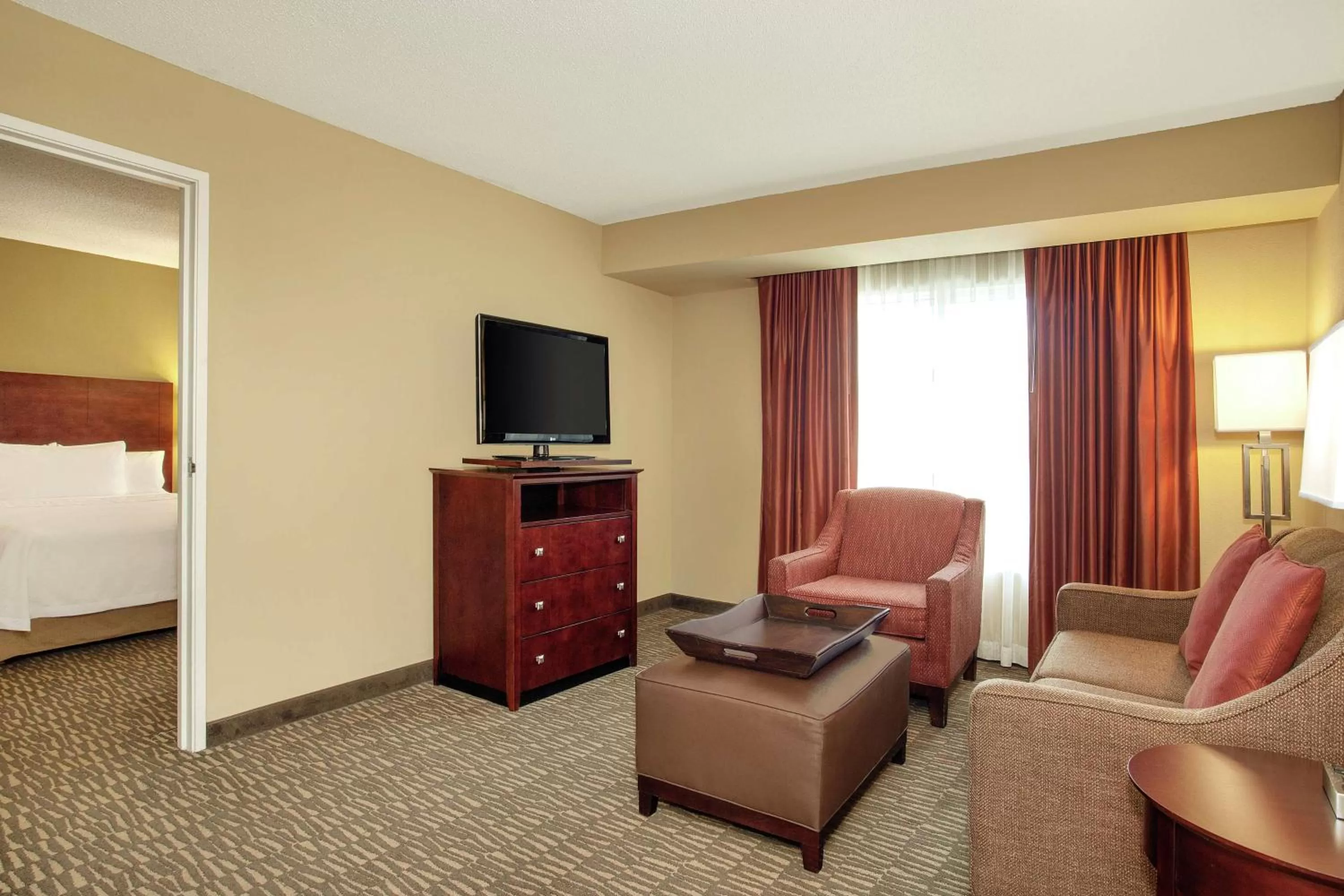 Bedroom in Homewood Suites by Hilton Tampa-Brandon