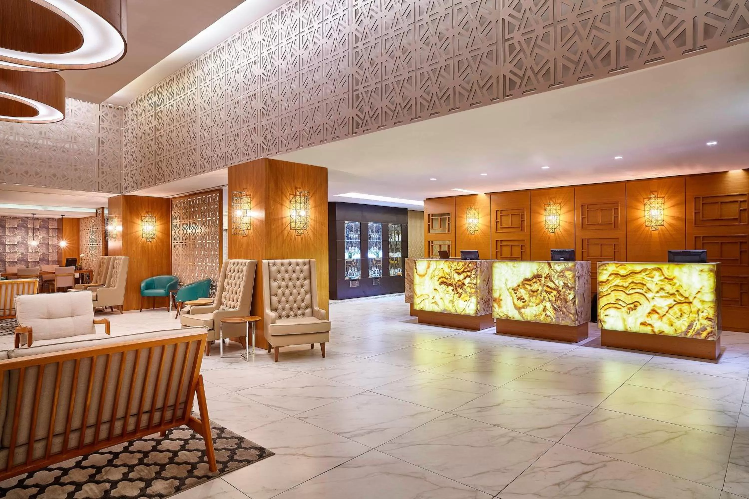Lobby or reception in Hilton Porto Alegre, Brazil
