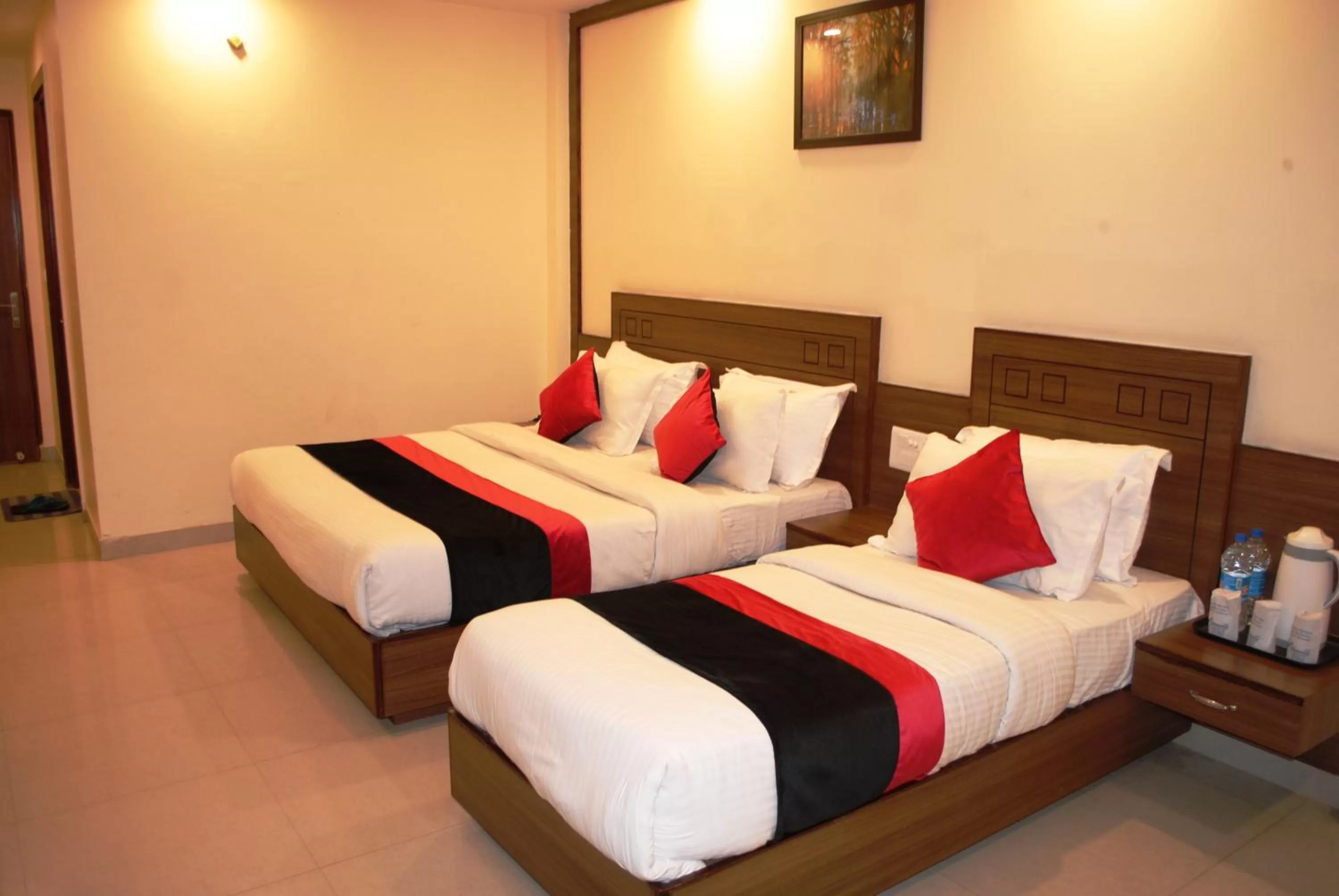 Bedroom, Bed in Hotel The Vaishno Devi Hills