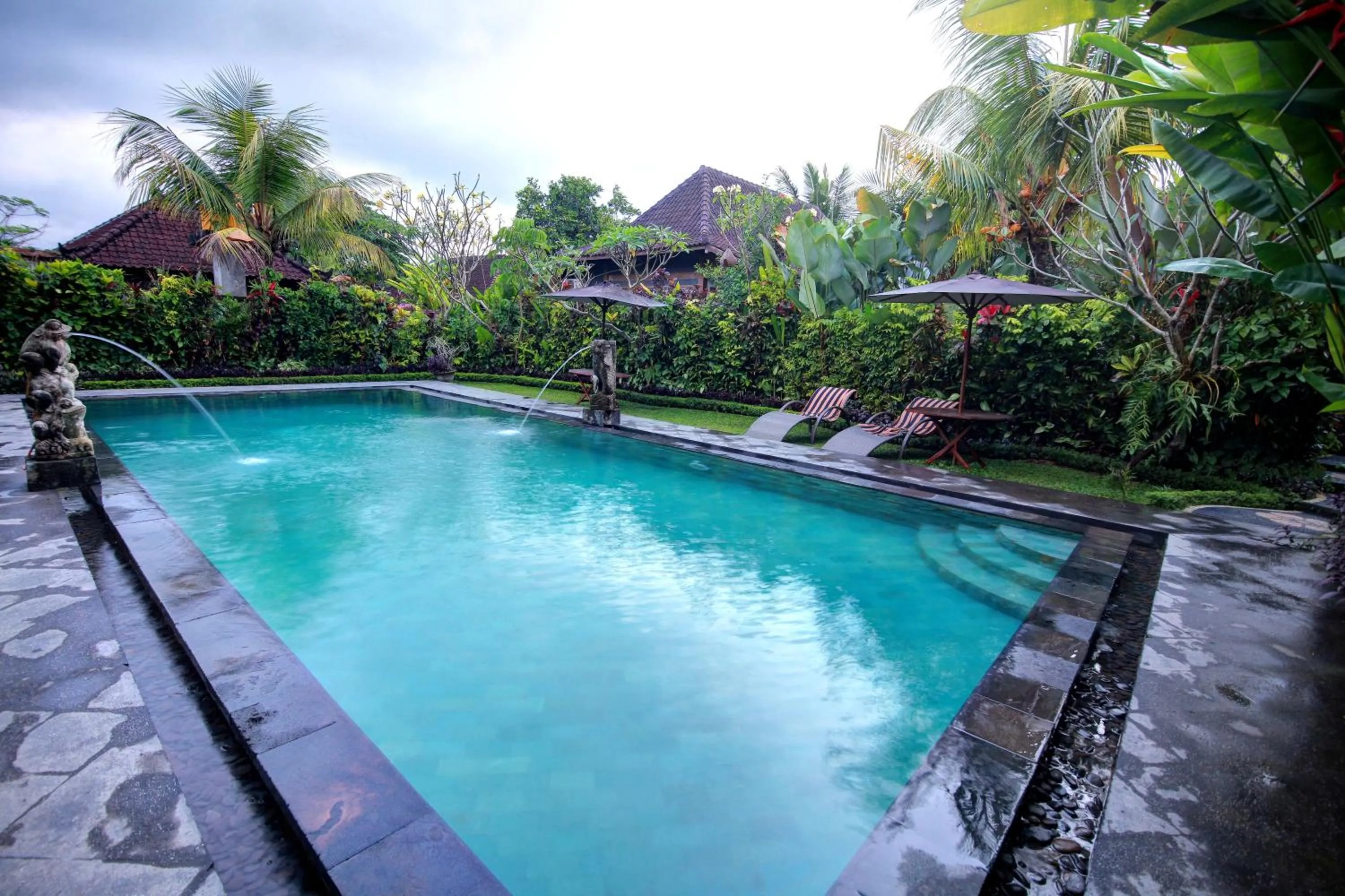 Pool view in Bali Dream Resort Ubud