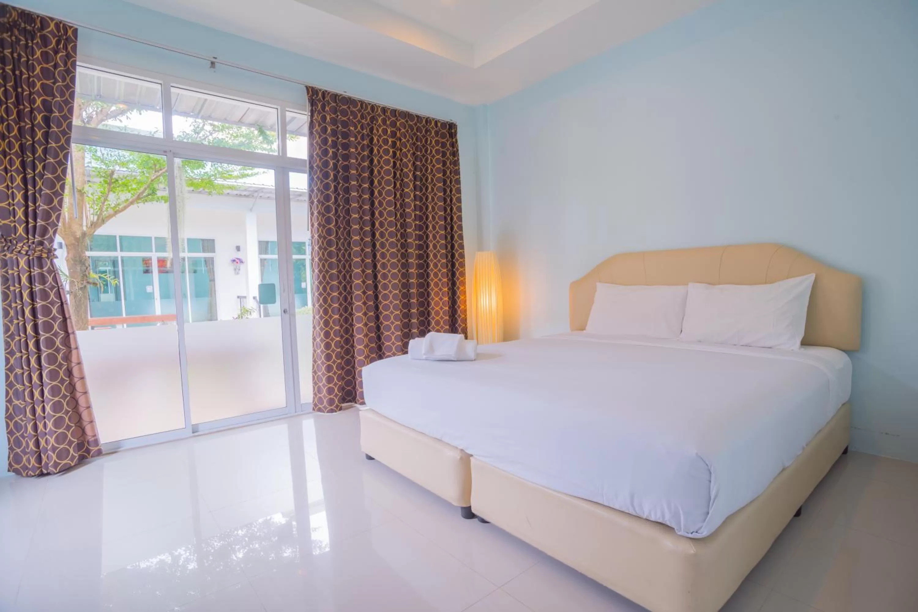 Bed in The Cube Resort