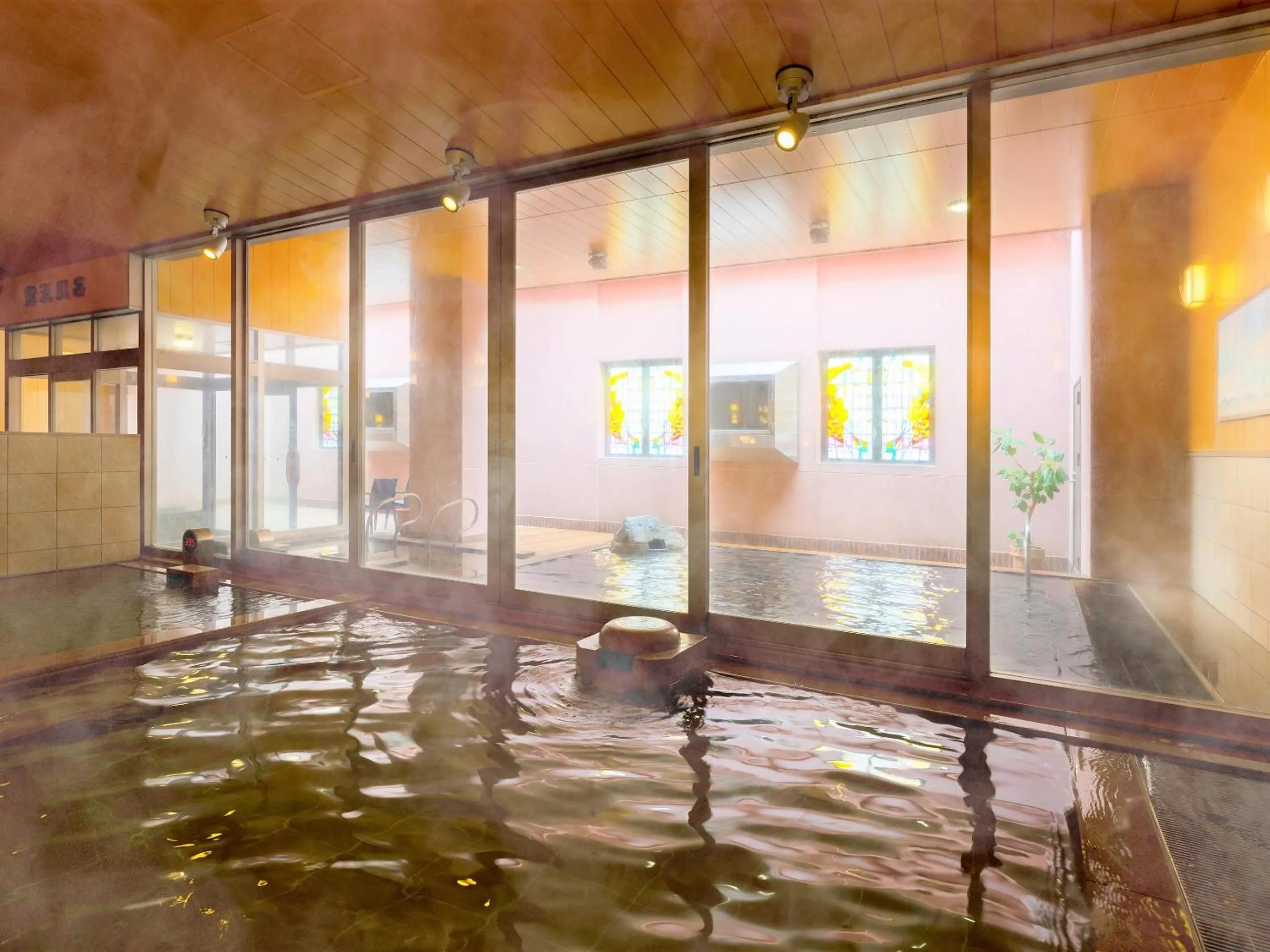 Hot Spring Bath in Hotel WBF Grande Asahikawa