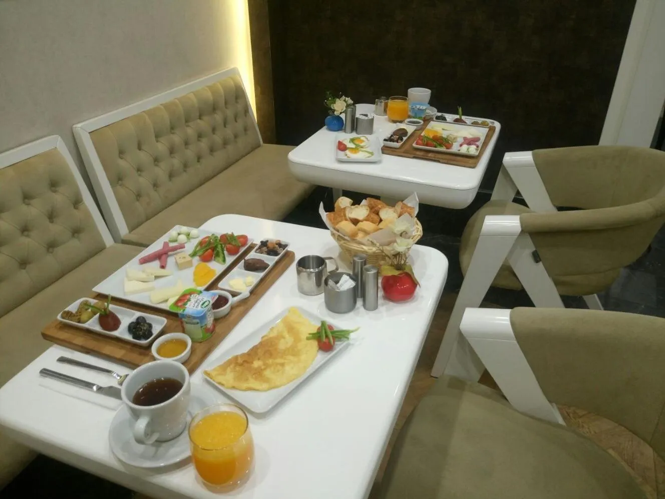 Continental breakfast in Astan Hotel Taksim