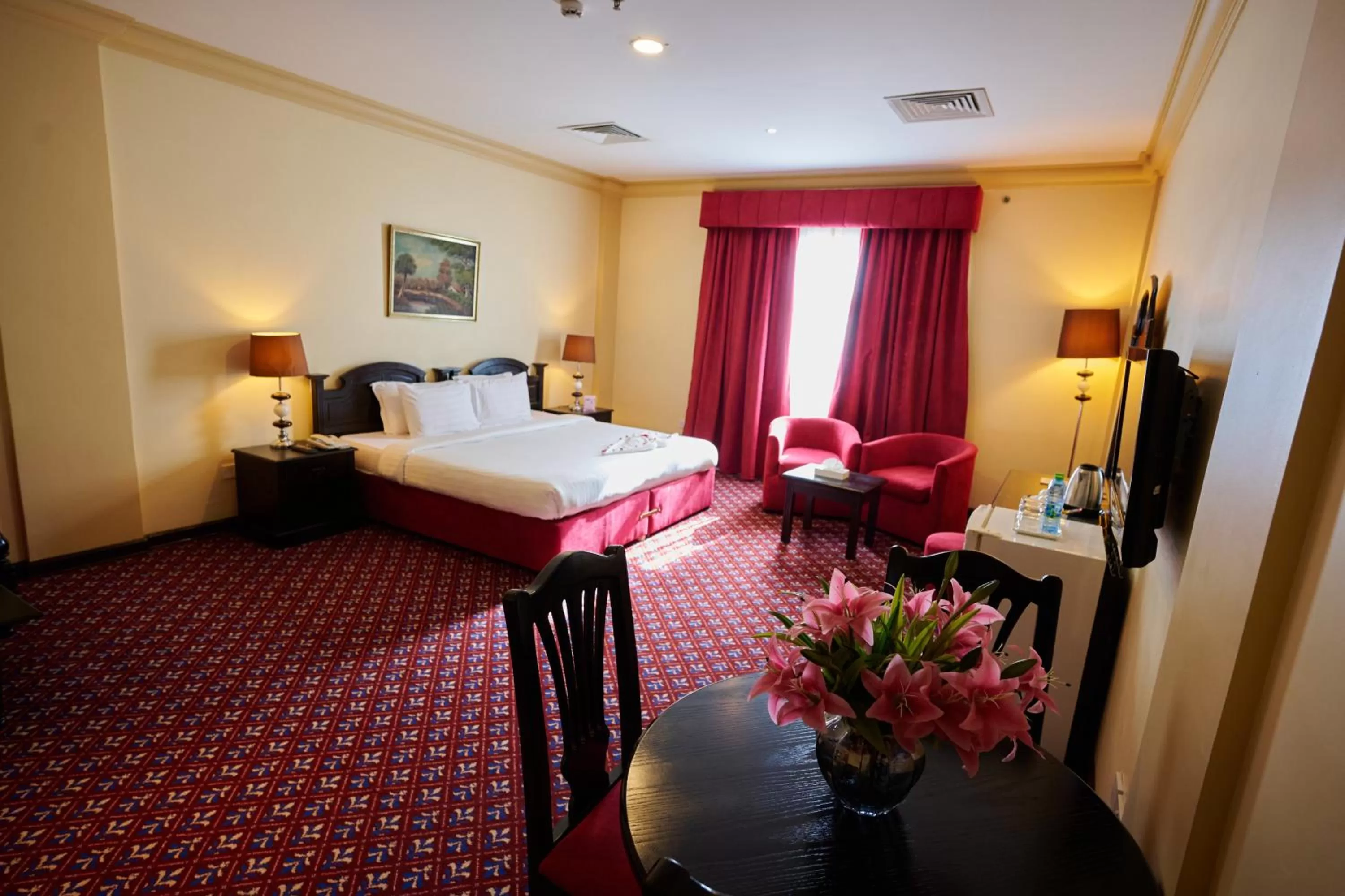 Bed in La Rosa Hotel, Juffair