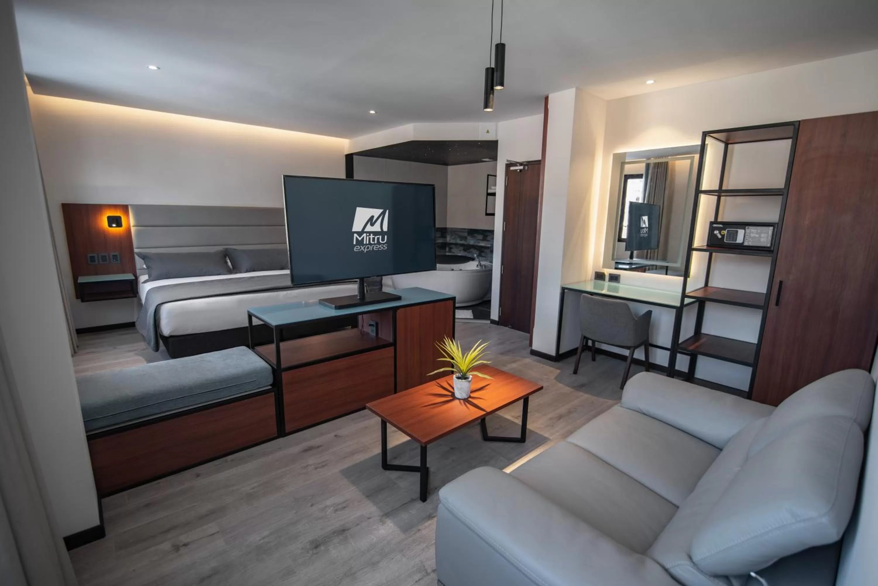 Bed in Mitru Express Hotel