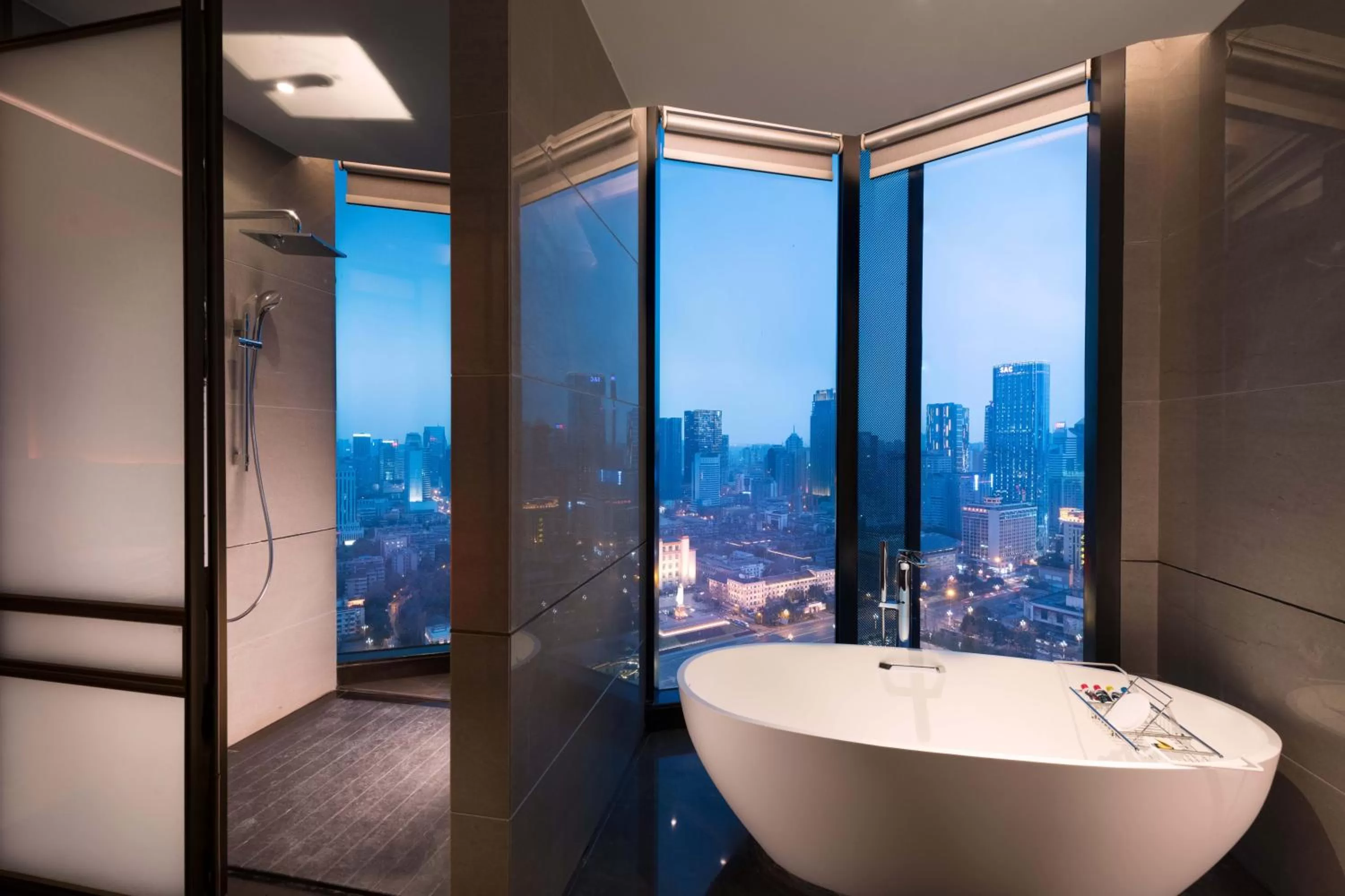 Bathroom in Canopy by Hilton Chengdu City Centre