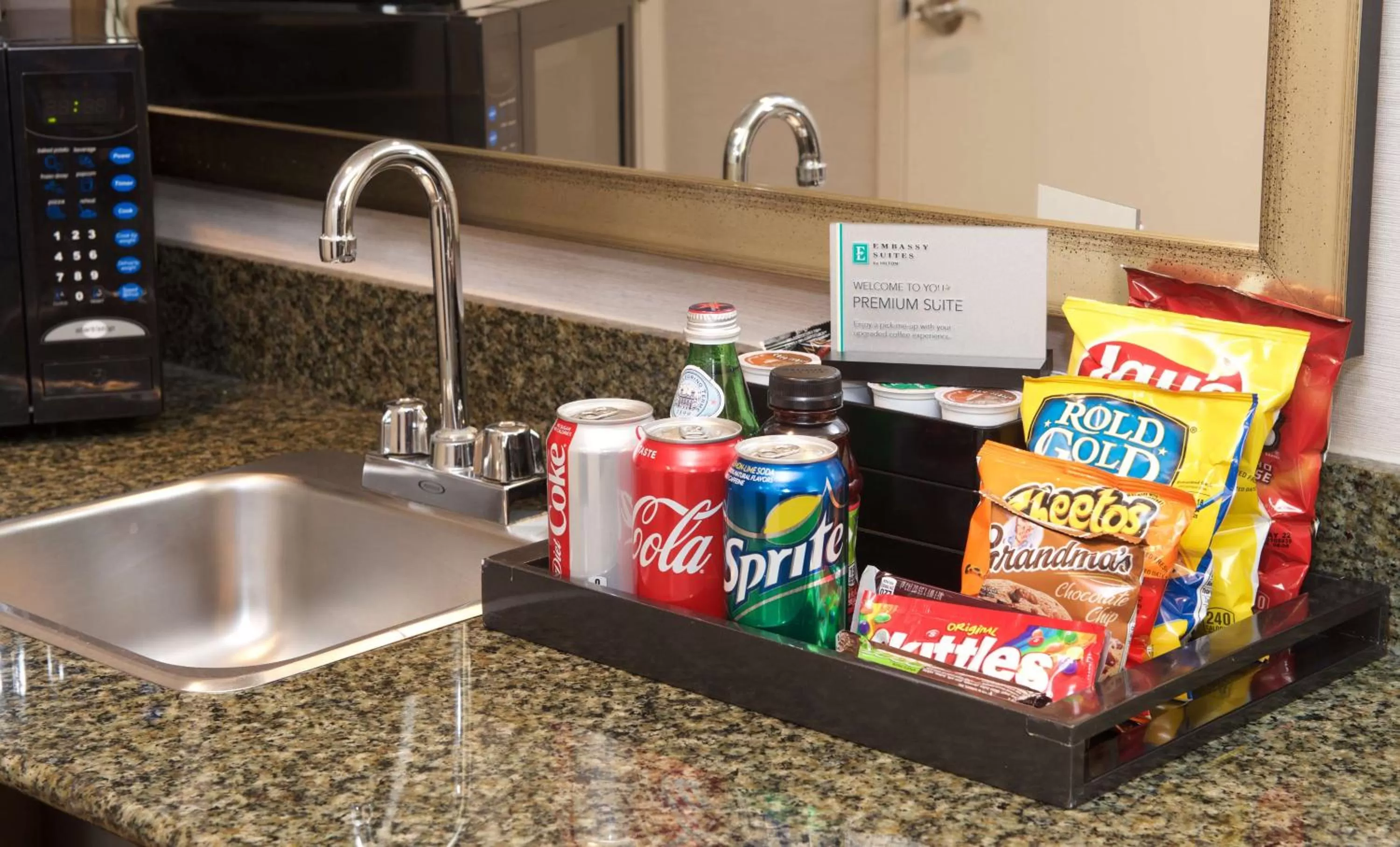 Kitchen or kitchenette in Embassy Suites by Hilton Detroit - Livonia/Novi