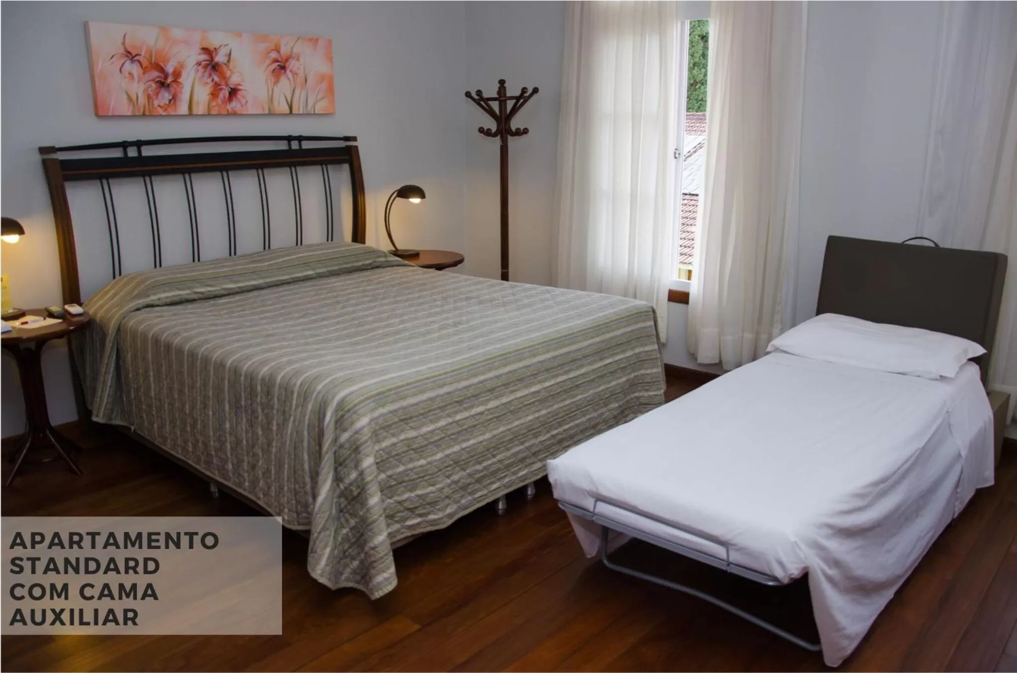 Bed in Hotel Villa Michelon