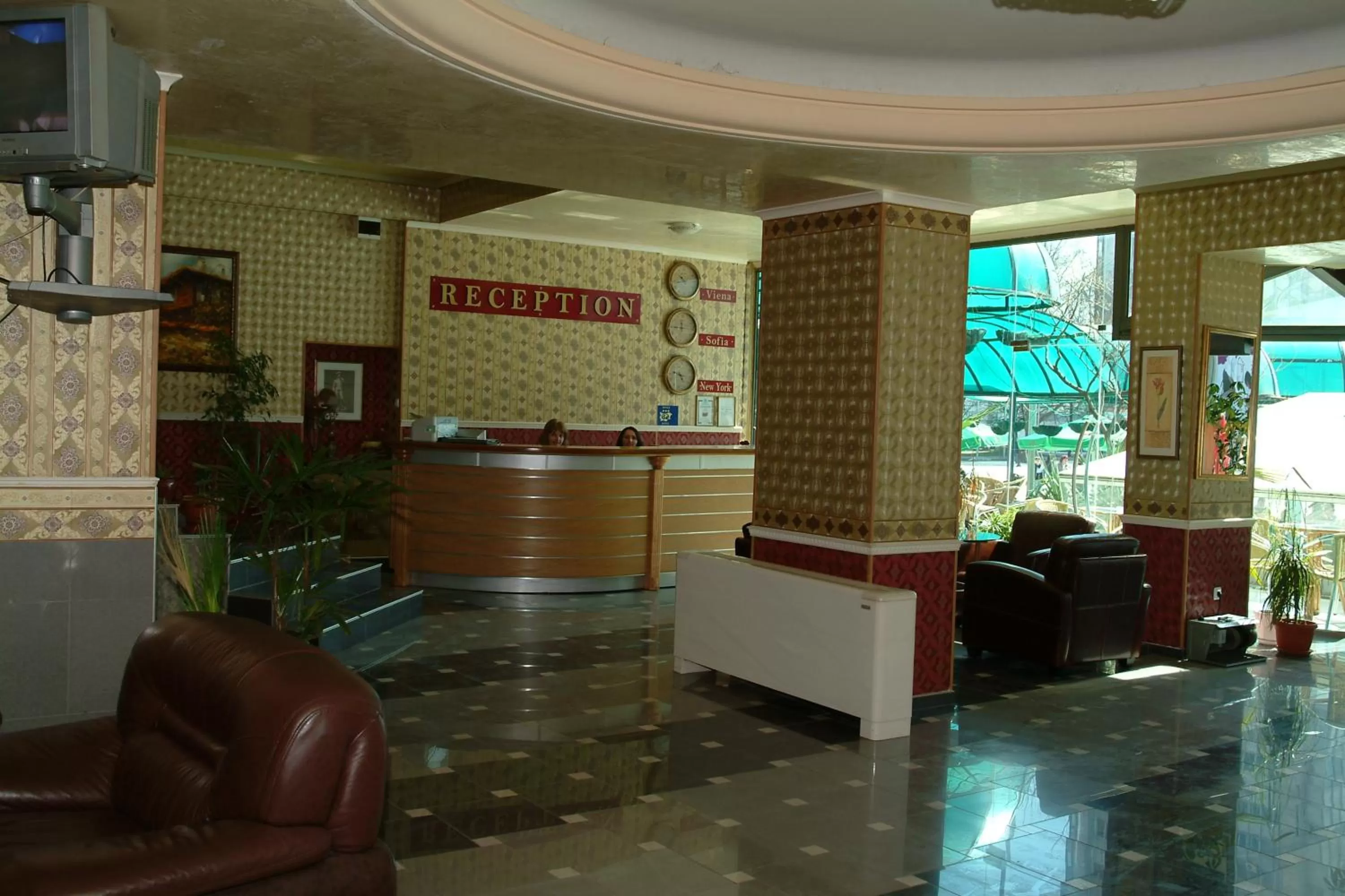 Lobby or reception in Hotel Dobrudja