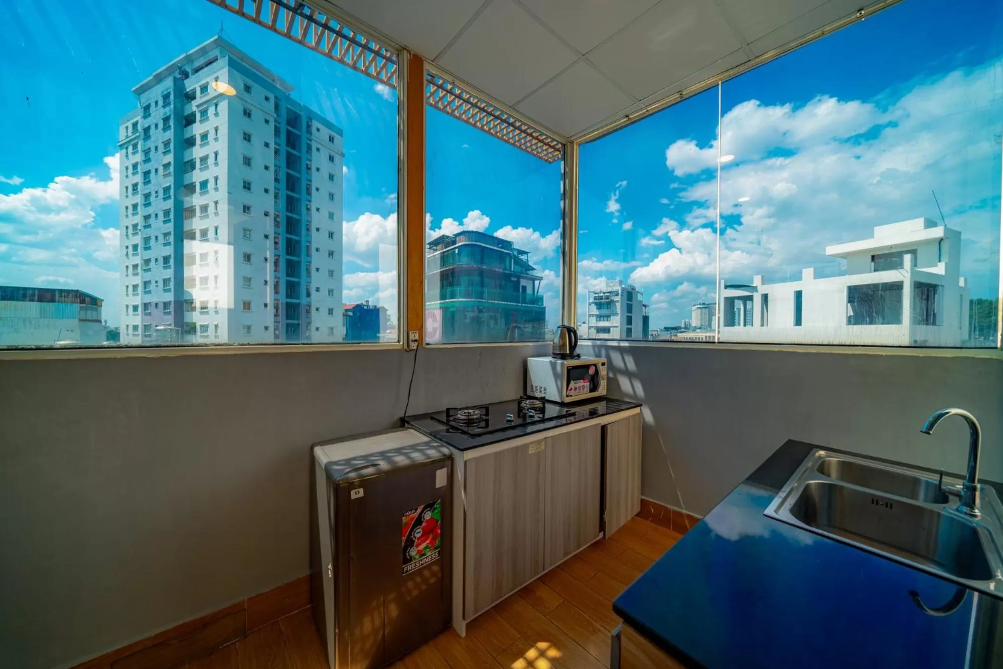 stove in Cactusland Boutique Hotel