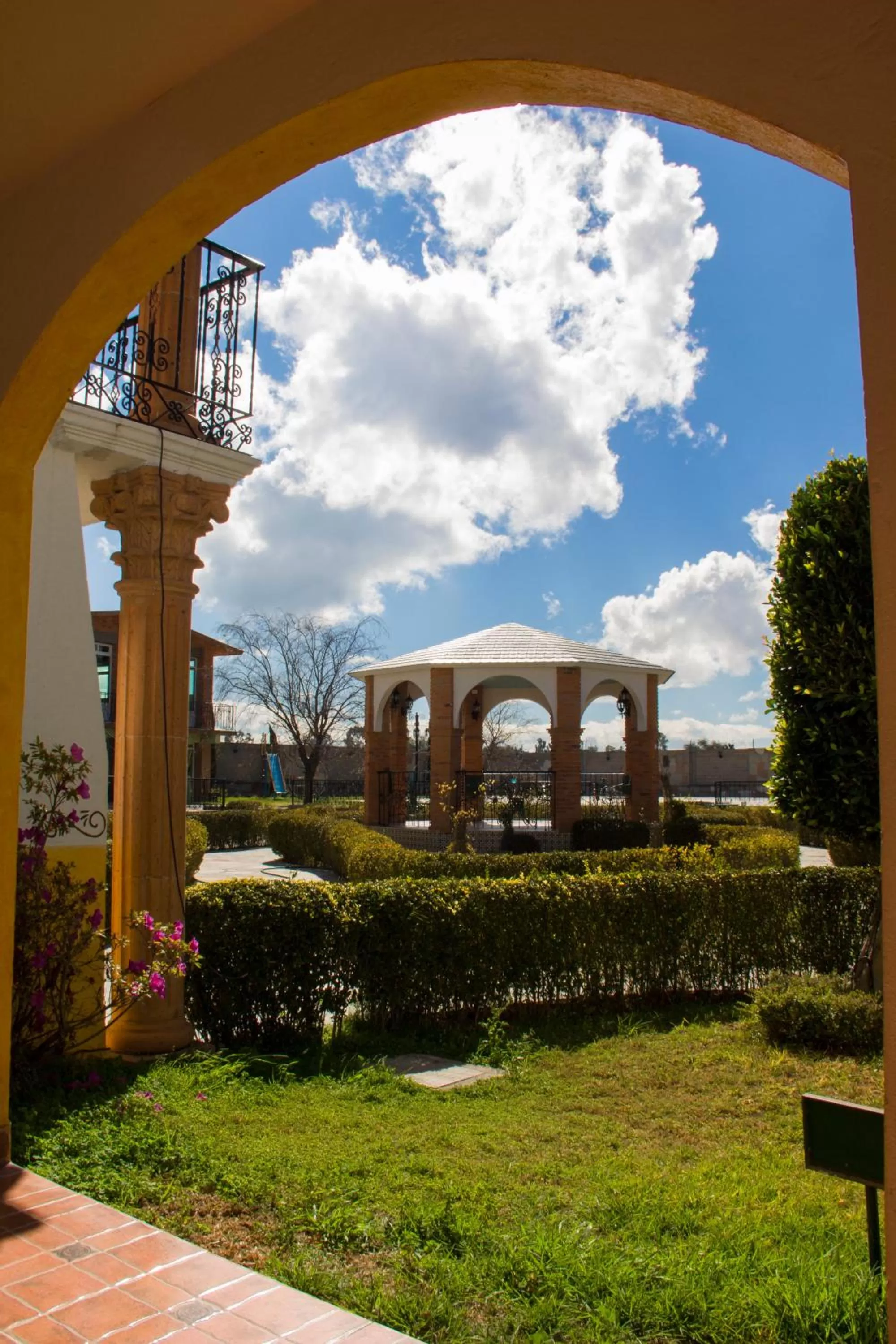 Garden in Hotel Santa Barbara