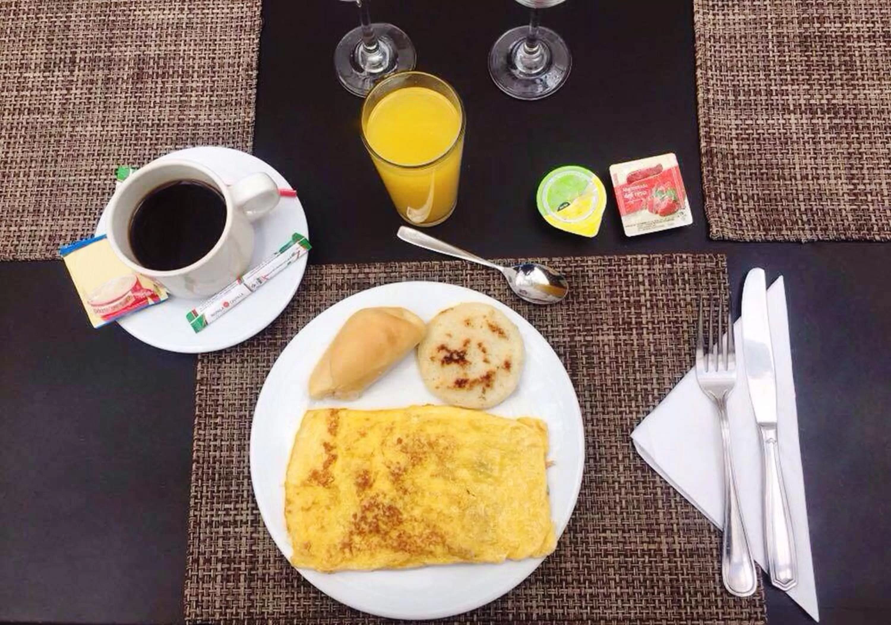 Breakfast in Hotel Bogota Virrey
