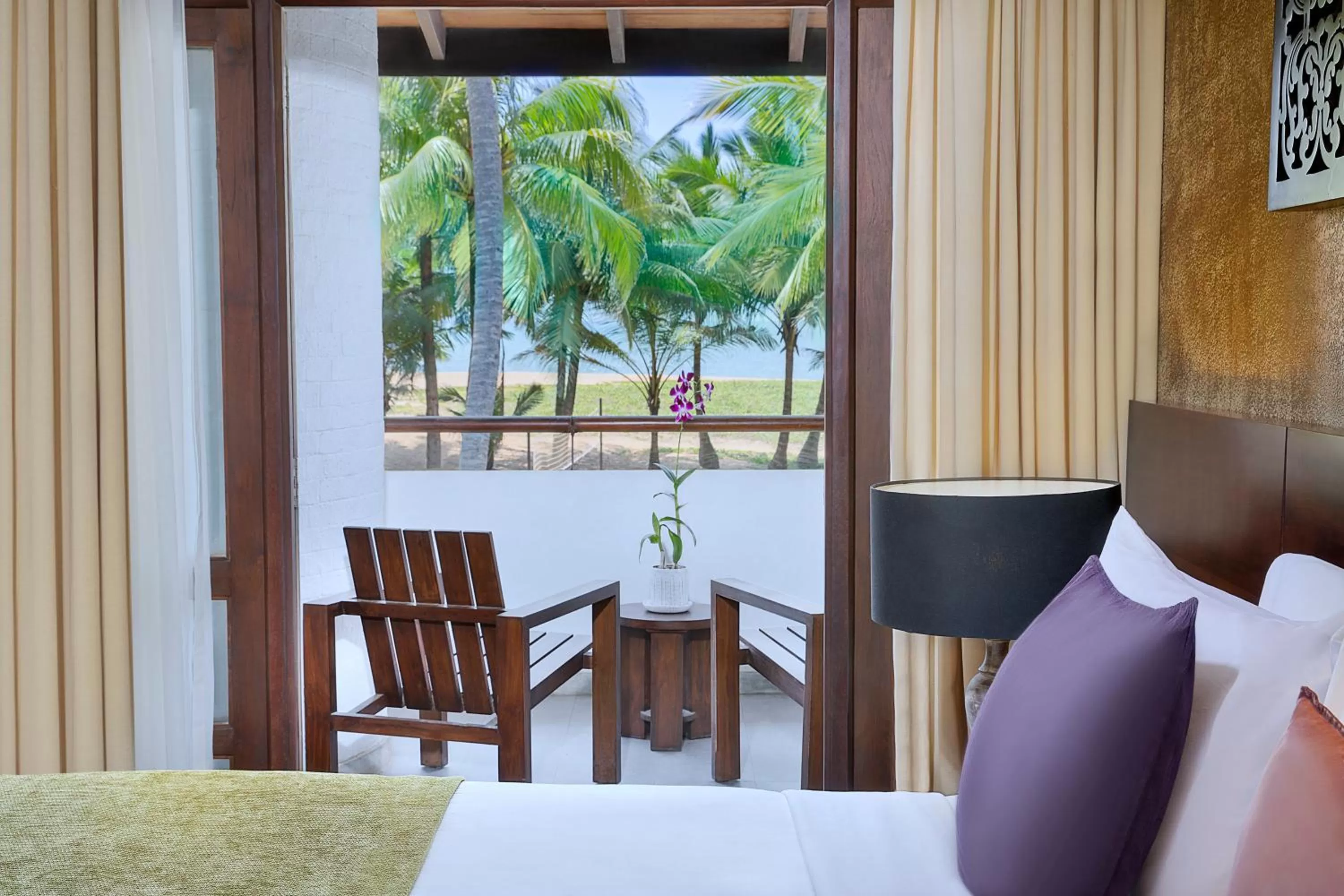 Sea view, Bed in Avani Kalutara Resort