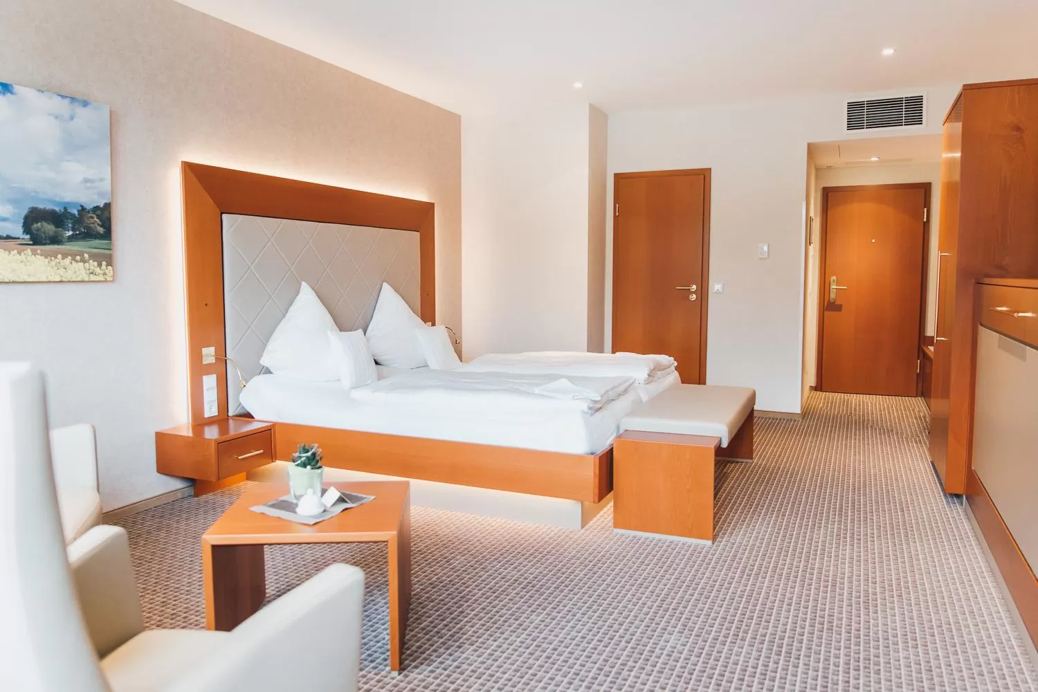 Photo of the whole room, Bed in Ringhotel Teutoburger Wald