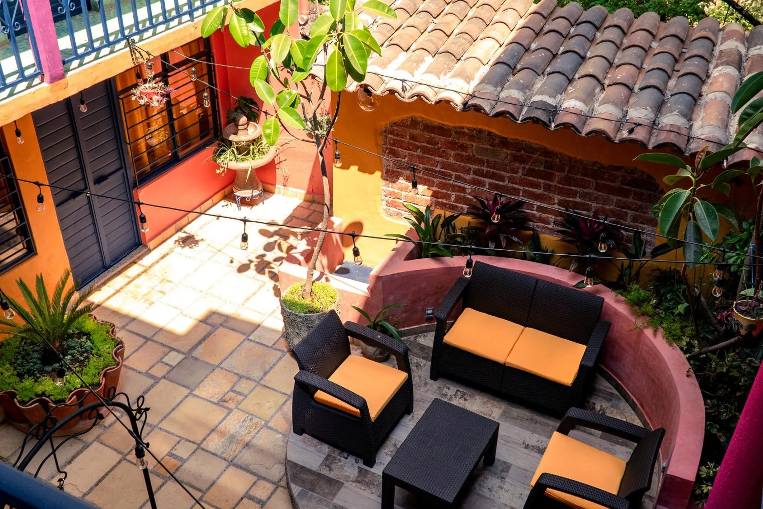 Patio in Hotel Tepeyac