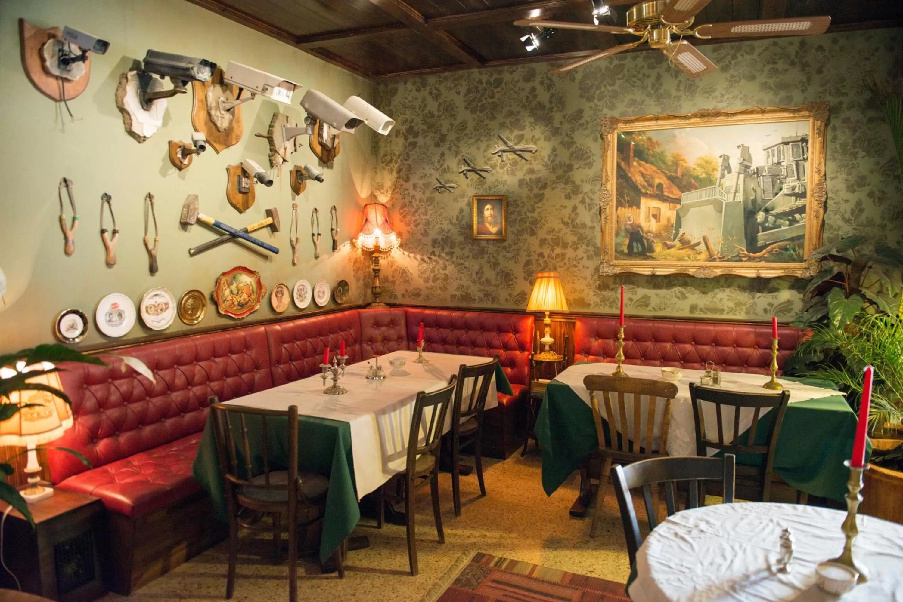 Restaurant/places to eat in The Walled Off Hotel