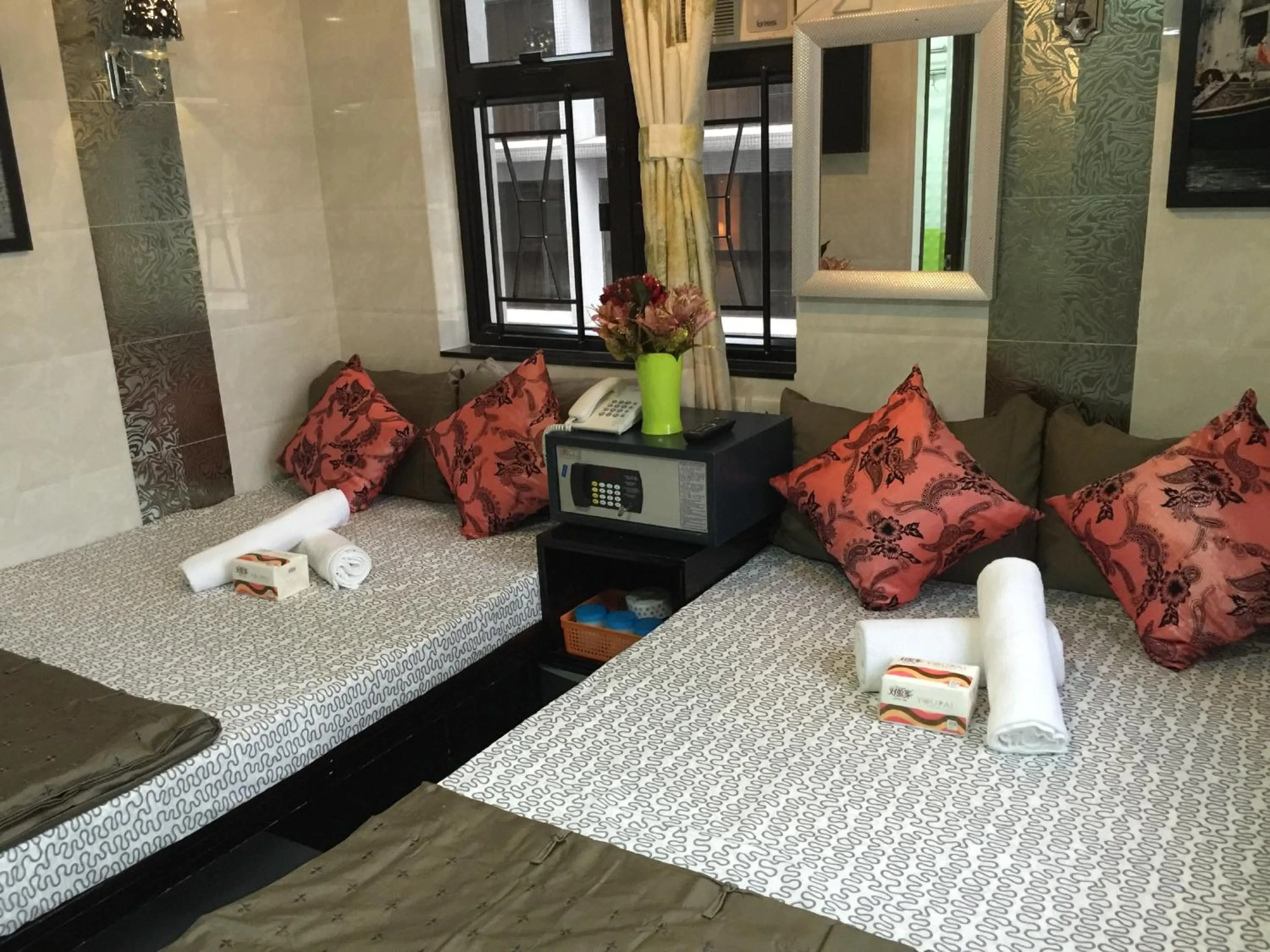 Decorative detail, Bed in Hostel Venus